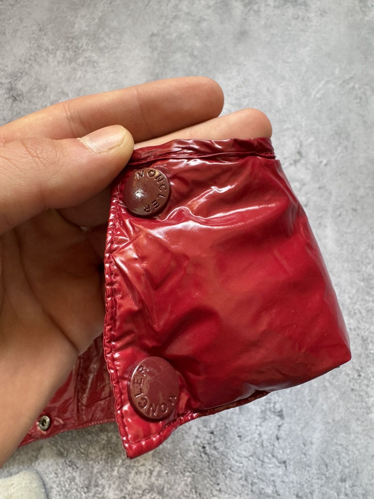 Moncler Moncler Puffer Hood red Size ONE SIZE - 5 Thumbnail