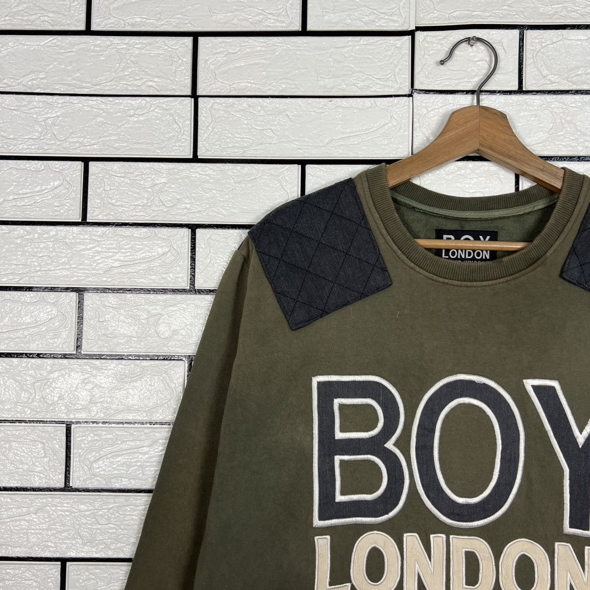 Boy London BOY LONDON Big Logo Khaki Crewneck Sweatshirt #4007-C182 Size US L / EU 52-54 / 3 - 4 Thumbnail