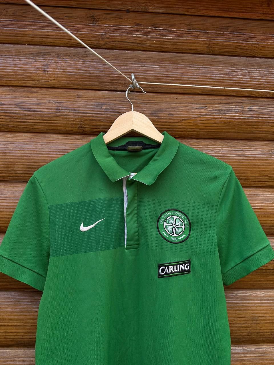 Nike × Vintage Vintage Nike Celtic Football Club Carling Jersey Size US M / EU 48-50 / 2 - 2 Thumbnail