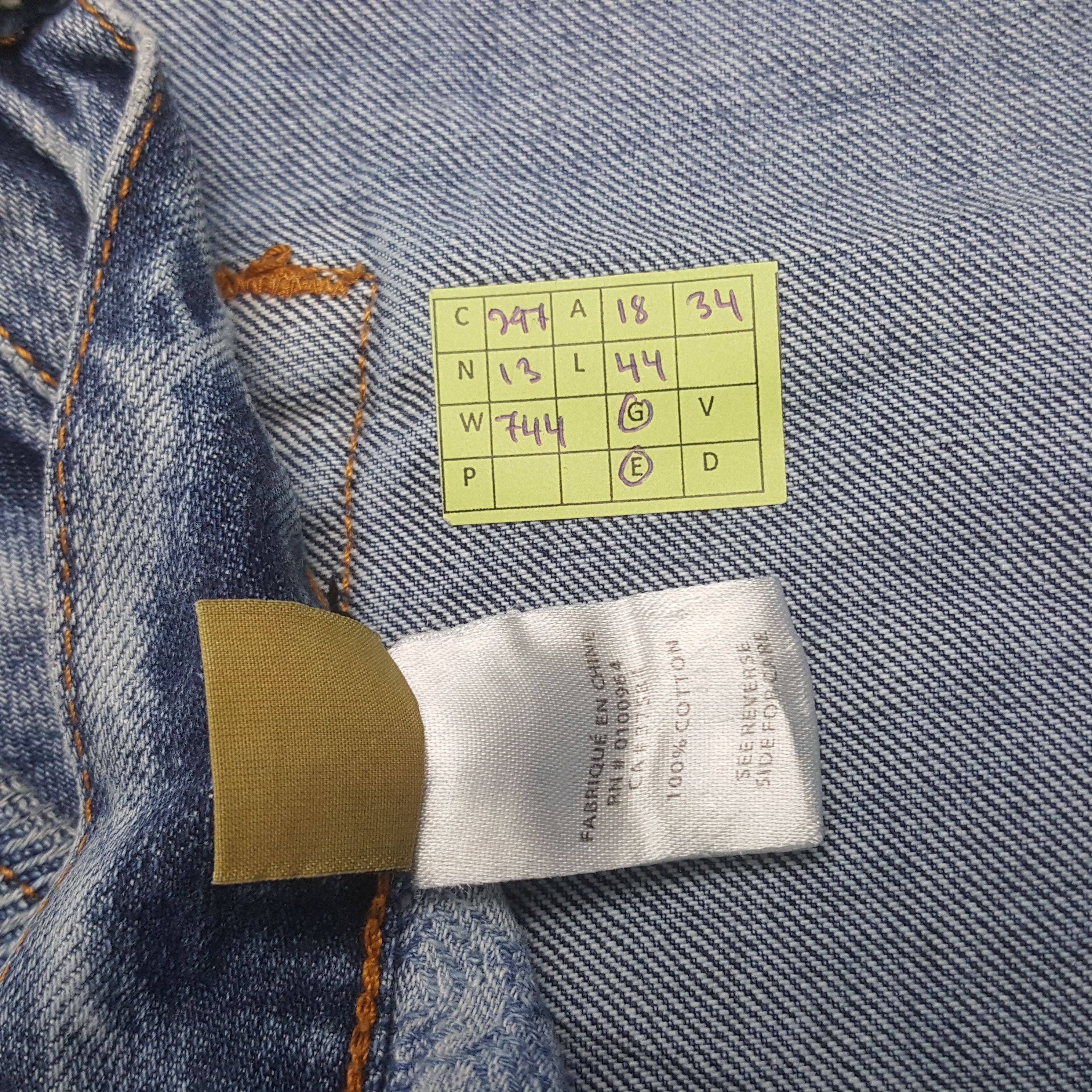 Prps Vintage PRPS Japanese Brand Denim Jeans C297N13 Size US 36 / EU 52 - 8 Thumbnail