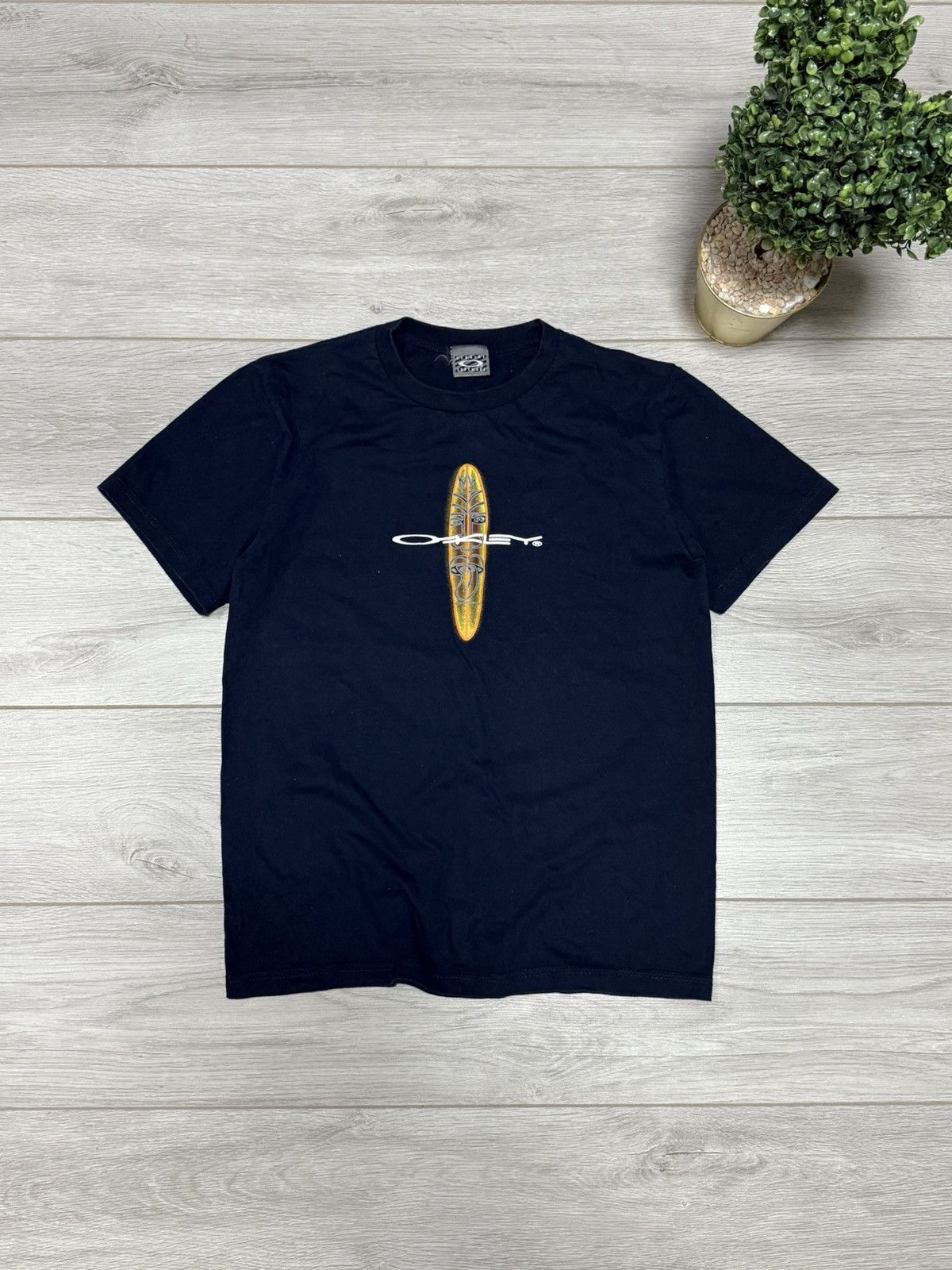 Oakley Vintage Oakley Software Surf Tee centr logo Size US M / EU 48-50 / 2 - 1 Thumbnail