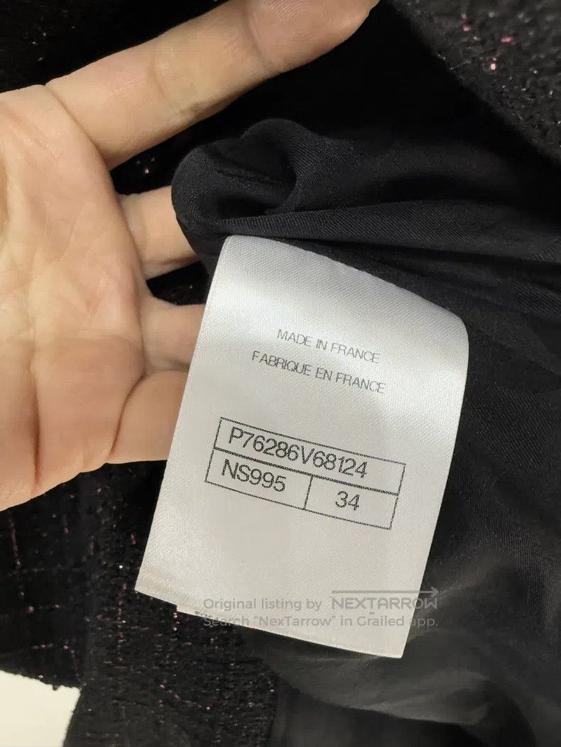 Chanel Chanel 24C small best beaded fabric fine glitter coarse tw Size XXS / US 00 / IT 34 - 6 Thumbnail