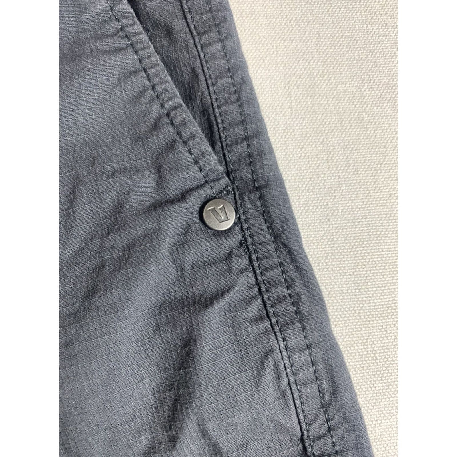 Vuori Vuori Pants Mens Medium Gray Ripstop Elastic Waist Casual VW401 Fits 30x28 Size US 31 - 7 Thumbnail