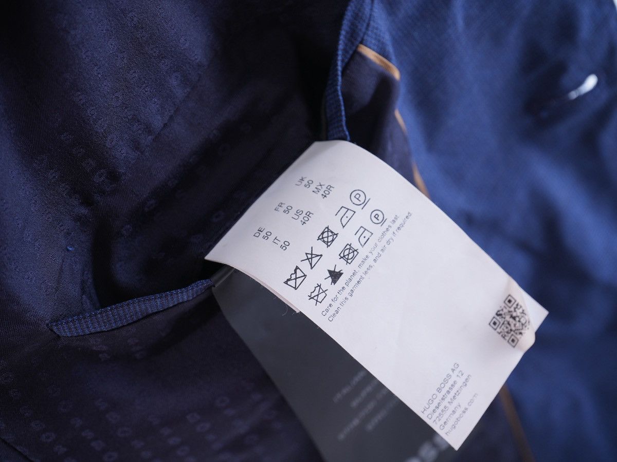 Hugo Boss Hugo Boss REDA Super 110 Wool Blazer 50 Size 46R - 6 Thumbnail