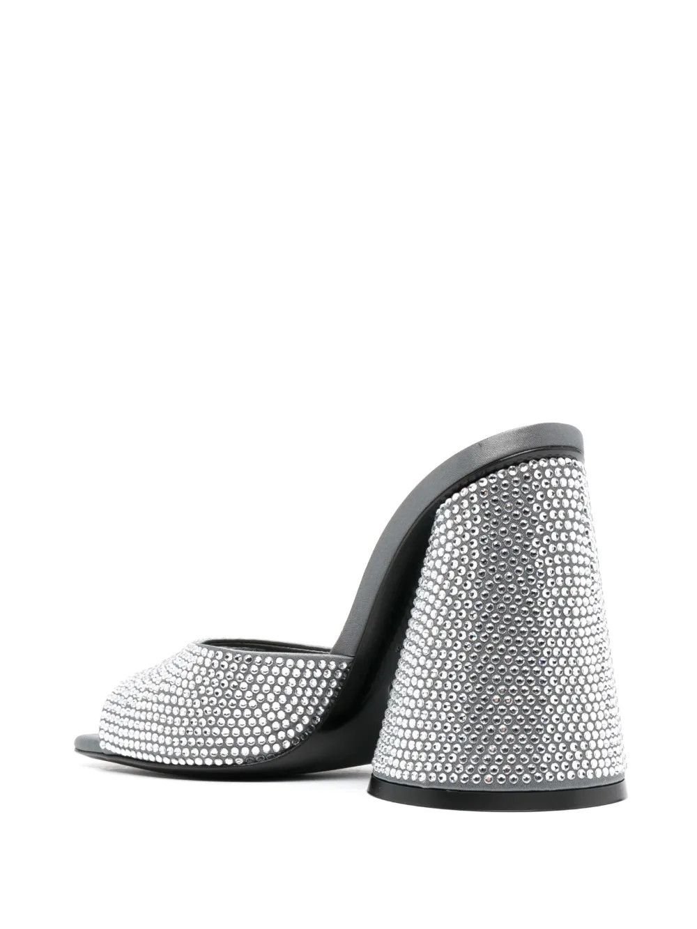 The Attico o1mle0526 Luz Mules Heel 105mm in Gray Size US 8 / IT 38 - 3 Thumbnail