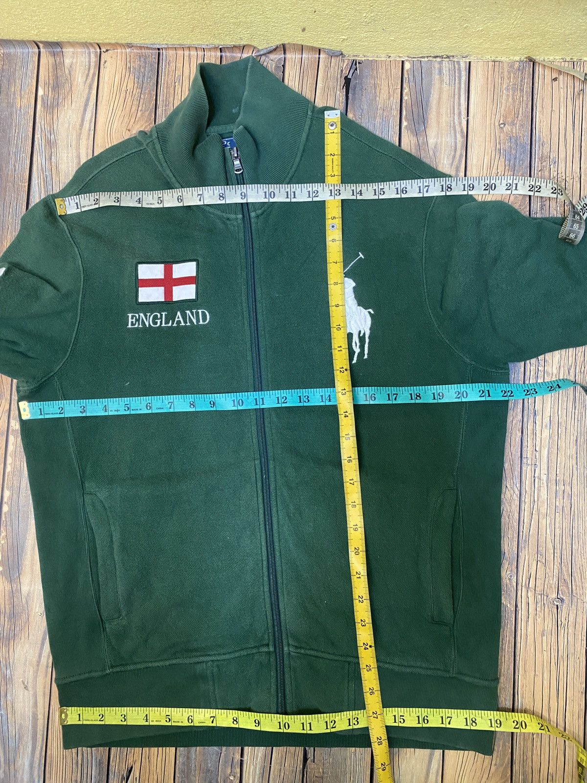 Polo Ralph Lauren × Vintage Vintage polo ralph lauren england no3 zipper sweatshirt Size US L / EU 52-54 / 3 - 6 Thumbnail
