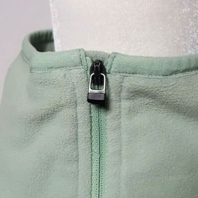 The North Face The North Face TKA 100 Vest Fleece Medium Green Solid Full Zip Womens Vest Size M / US 6-8 / IT 42-44 - 7 Thumbnail