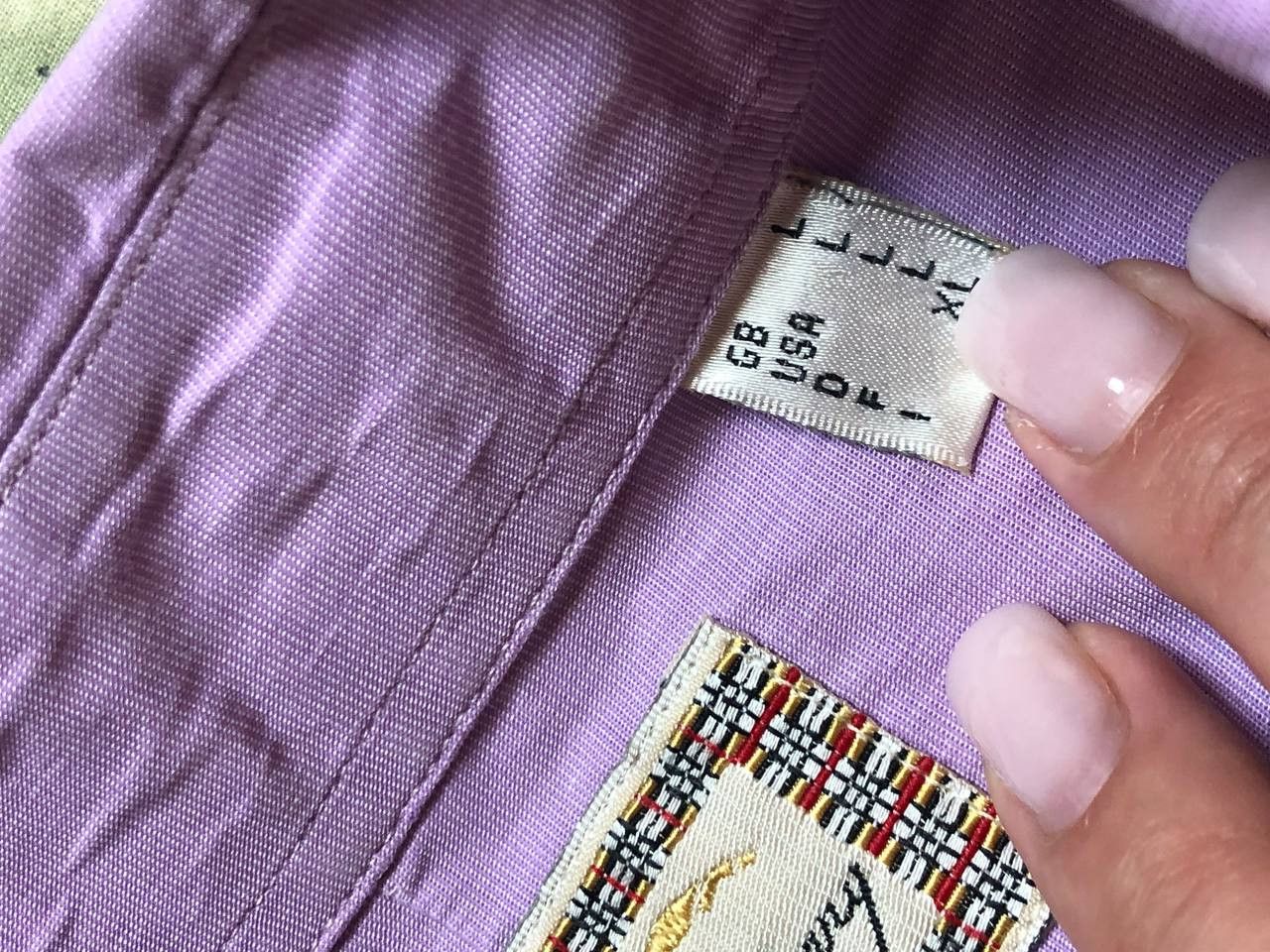 Burberry Vintage Thomas Burberry Button Up Shirt Size L Size US L / EU 52-54 / 3 - 2 Thumbnail