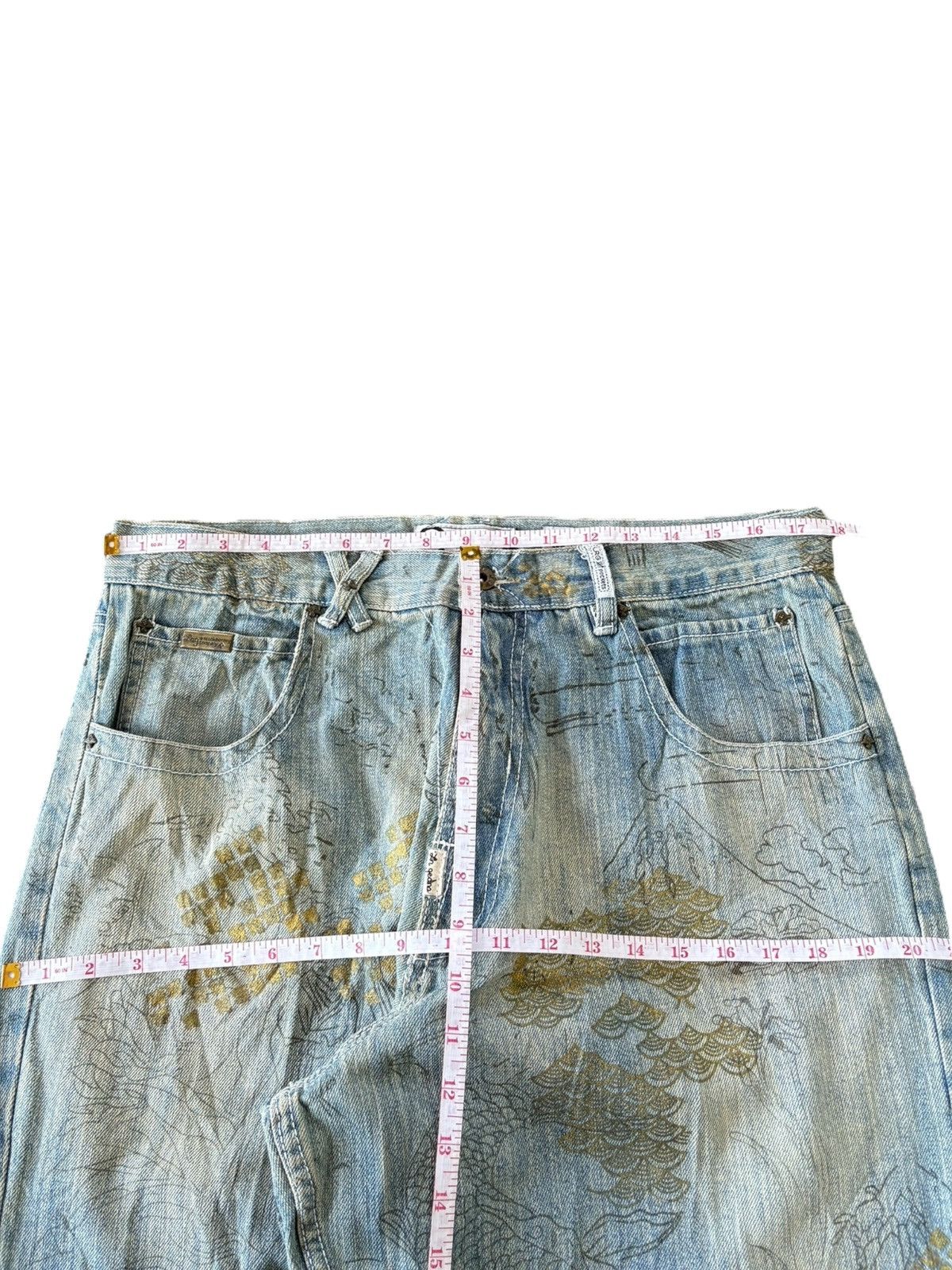JNCO Vintage Japanese Brand Karakuri Baggy Jeans Size US 36 / EU 52 - 10 Thumbnail