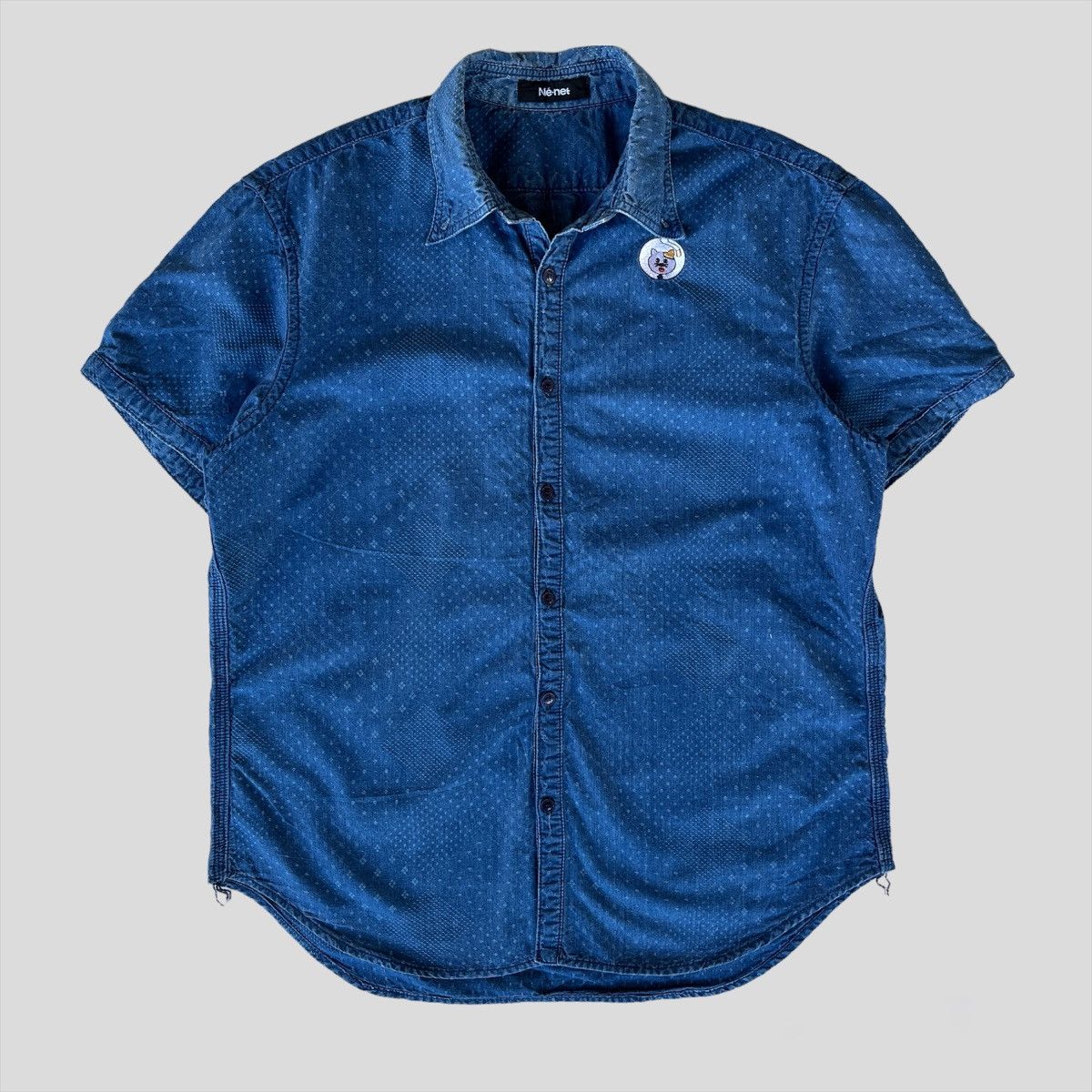 Issey Miyake Ne-net By Issey Miyake Denim Shirt Size US M / EU 48-50 / 2 - 1 Thumbnail