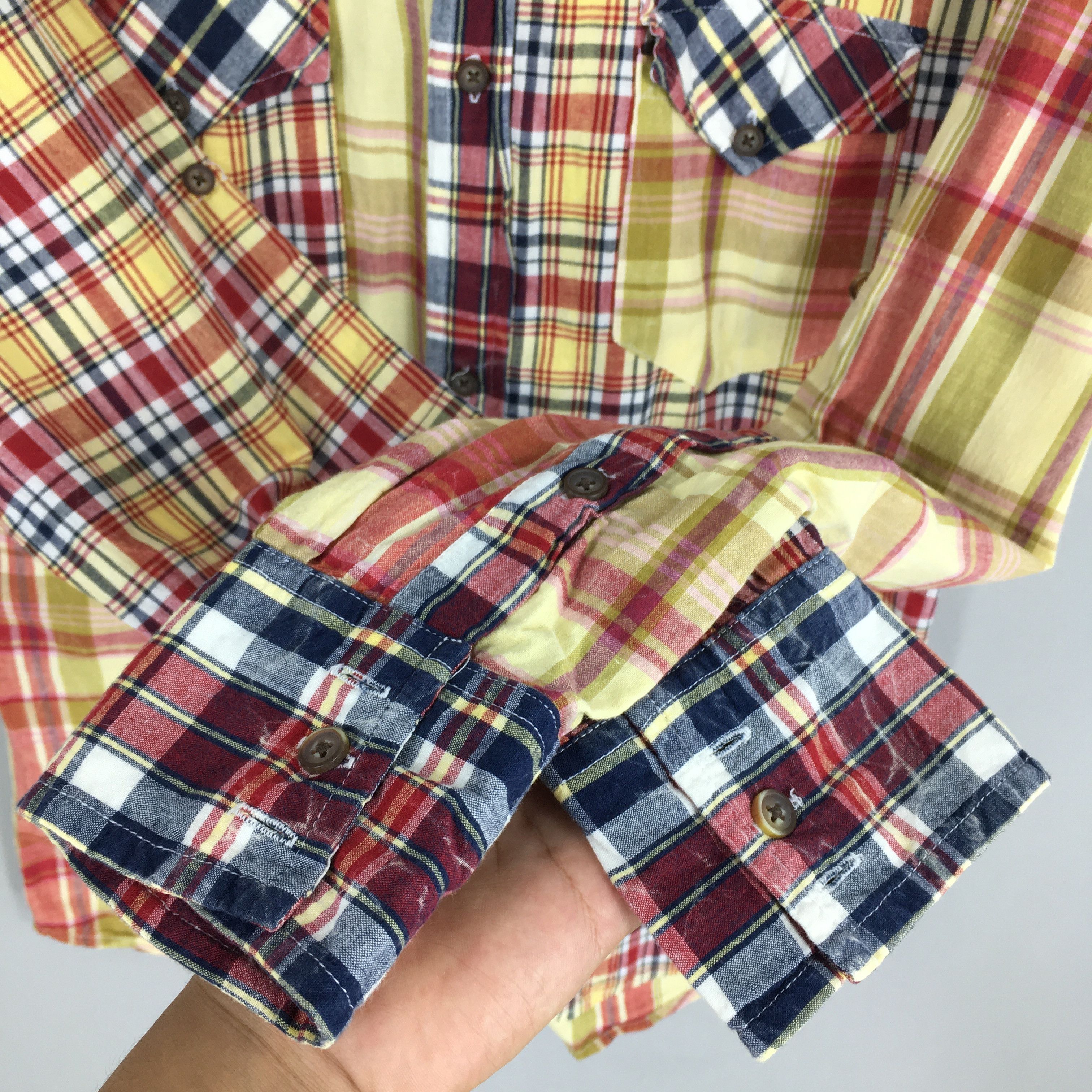 14th Addiction Vintage Power To The People Tartan Patchwork Flannel Shirt L Size US L / EU 52-54 / 3 - 5 Thumbnail