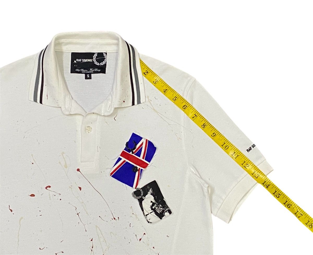 Fred Perry × Raf Simons Raf Simons x Fred Perry Anarchy Painted Polo Tee Size US S / EU 44-46 / 1 - 18 Thumbnail