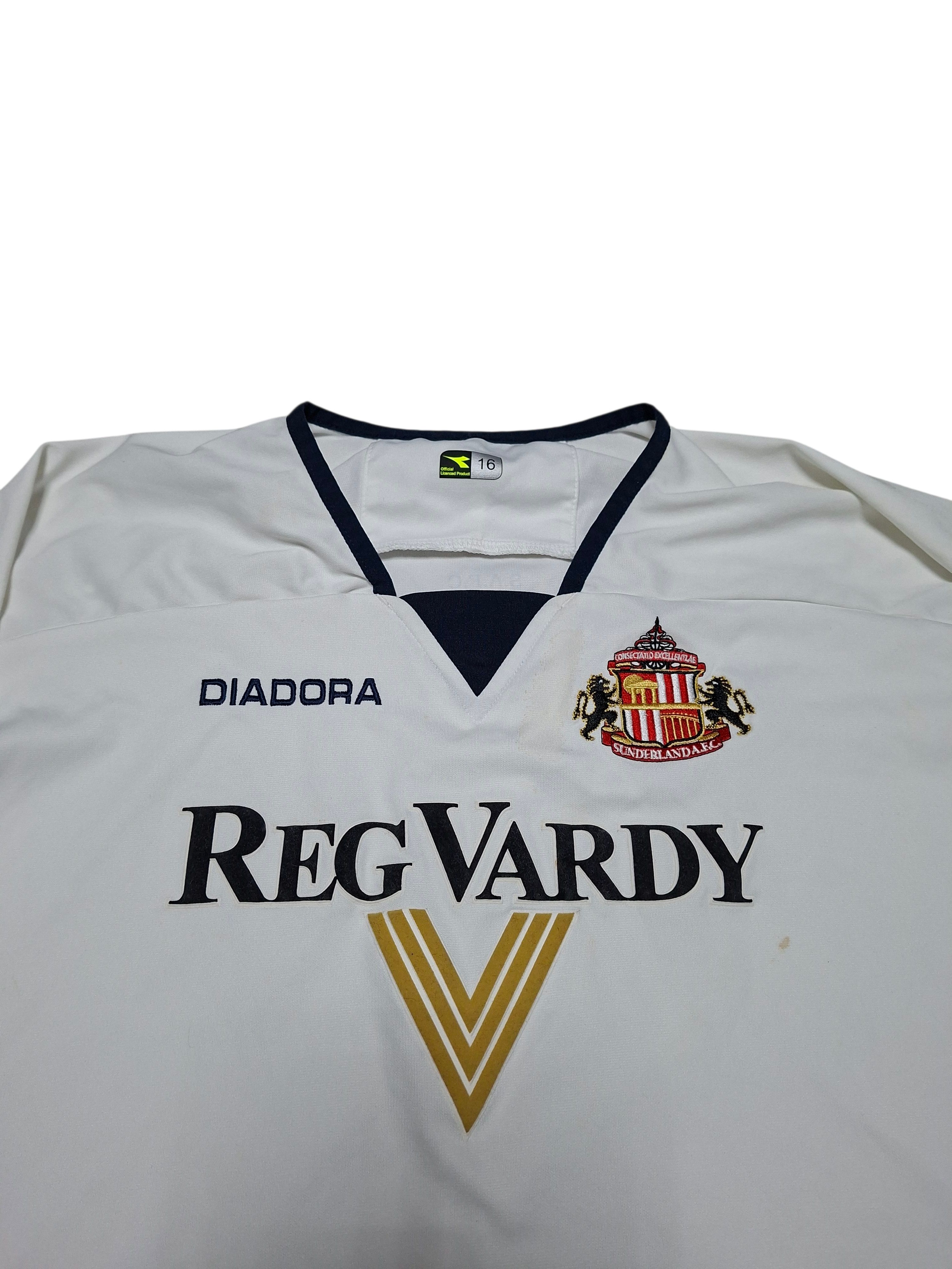 Diadora SUNDERLAND DIADORA VINTAGE 2004/2005 LONG SOCCER JERSEY Size US S / EU 44-46 / 1 - 2 Thumbnail