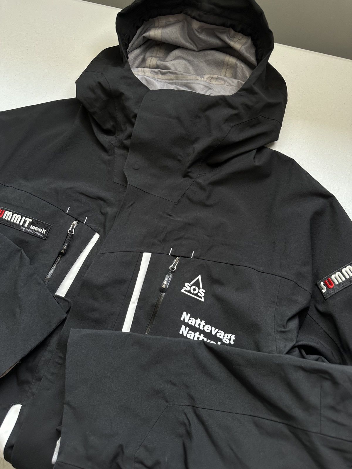 Goretex SOS Snowboarding Outdoor Jacket Hooded Recco Size US XXL / EU 58 / 5 - 9 Thumbnail