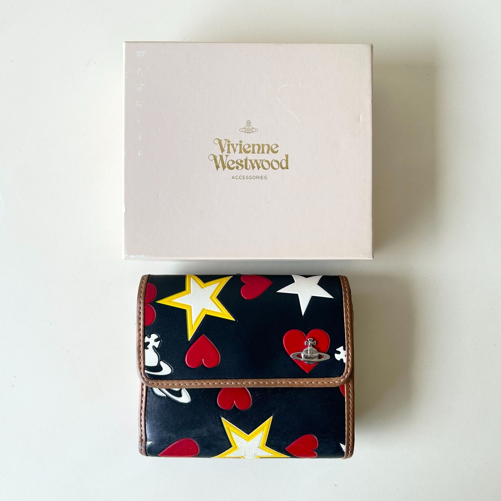 Vivienne Westwood Vivienne Westwood Star Heart Saturn Card Wallet Size ONE SIZE - 1 Thumbnail