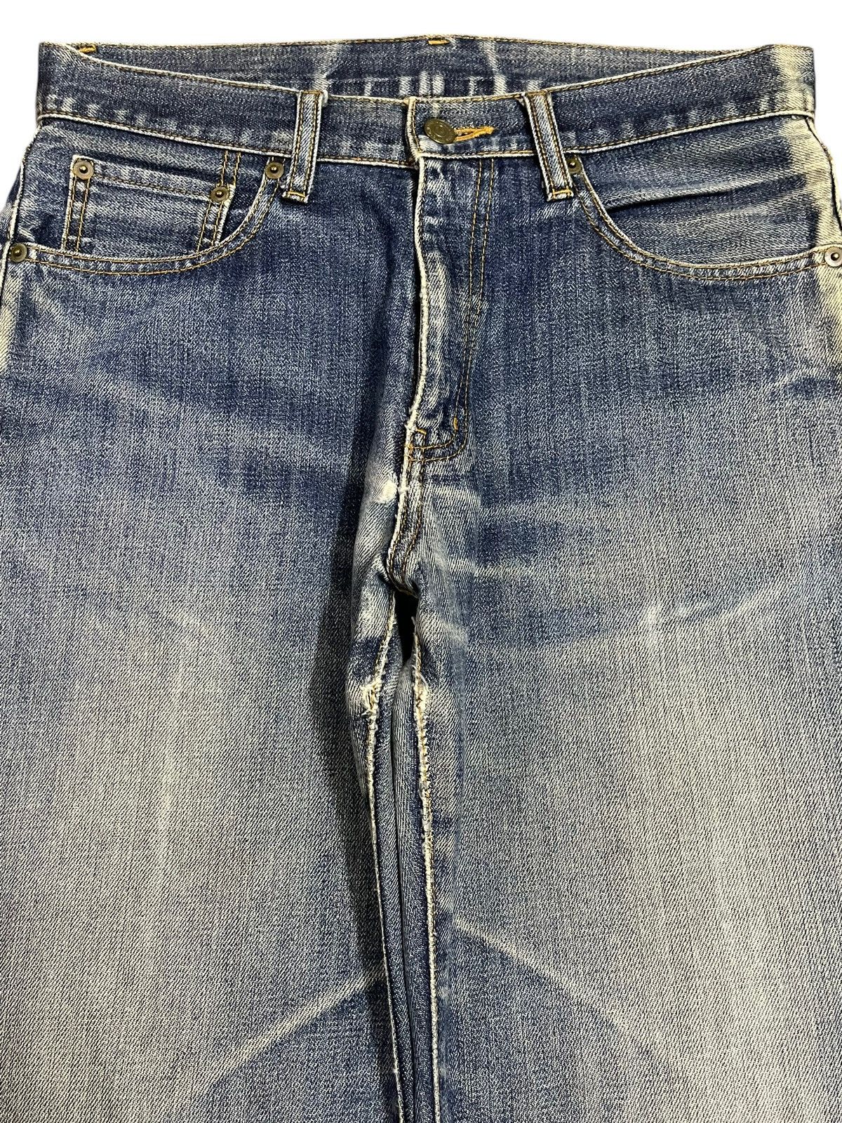Uniqlo Vintage Japanese Uniqlo Blue Faded Wash Style Baggy Jeans Size US 30 / EU 46 - 3 Thumbnail