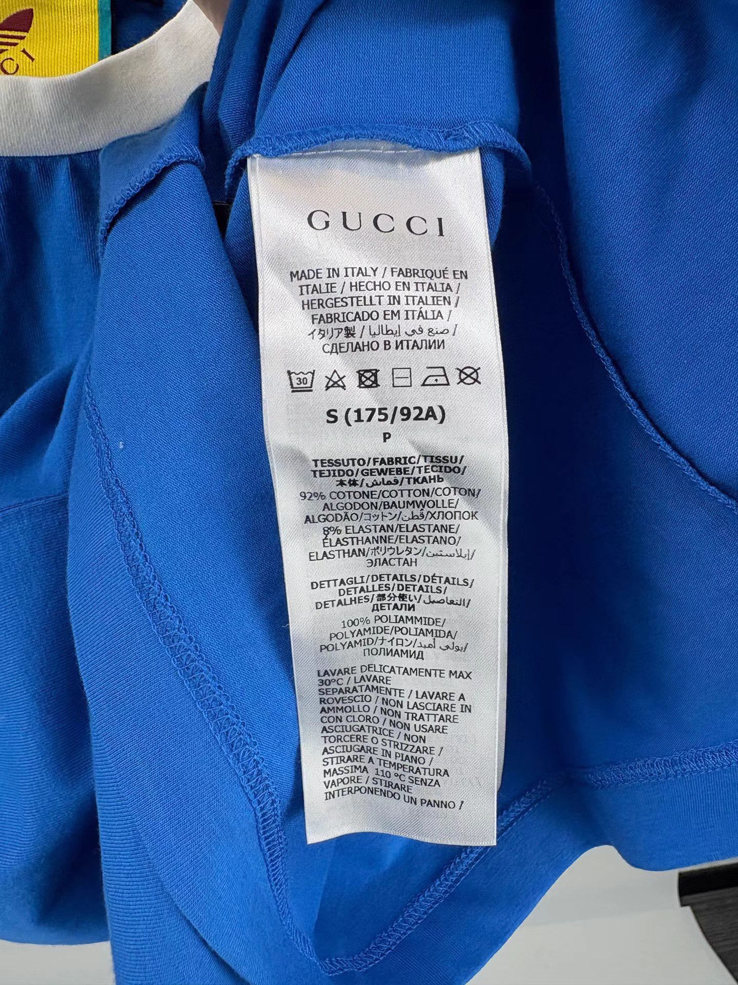 Gucci GUCCI × ADIDAS Logo Print Short Sleeve Tee Size US S / EU 44-46 / 1 - 4 Thumbnail