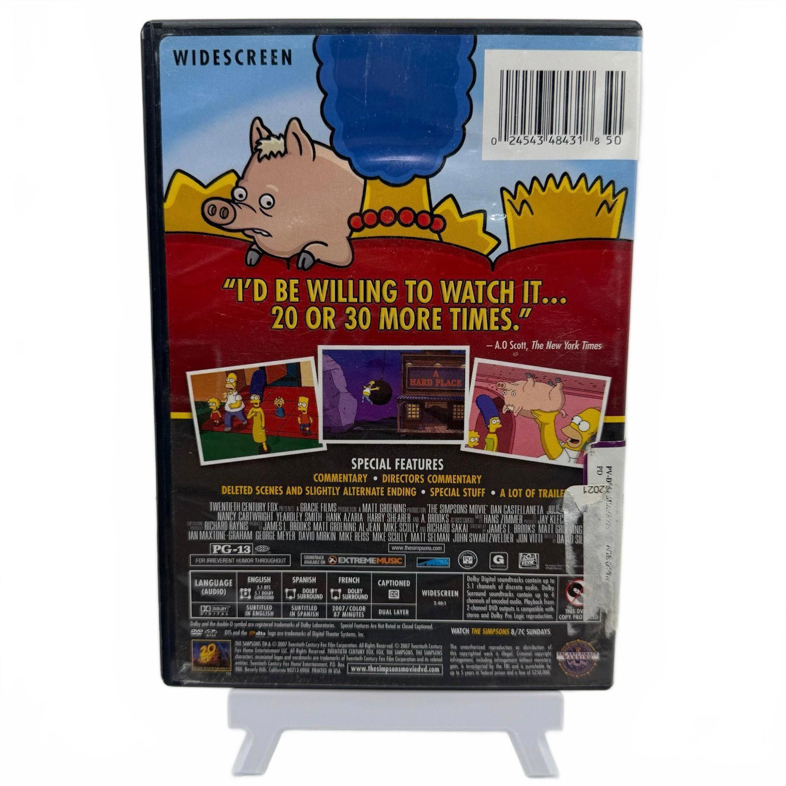 Other The Simpsons Movie (2007) - DVD Movie - Comedy / Adventure Size ONE SIZE - 2 Thumbnail