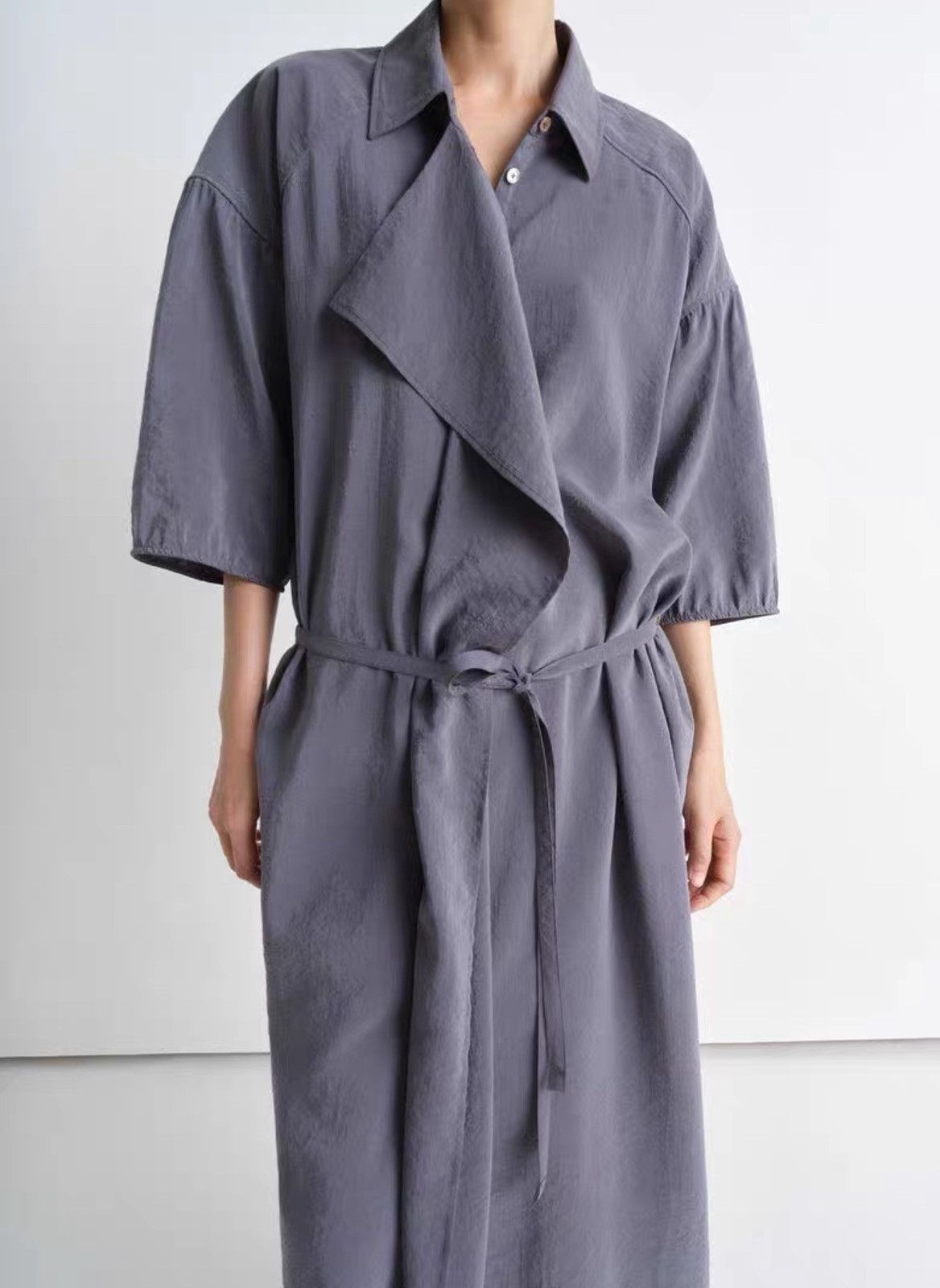 Lemaire lemaire S/S 2025 - Asymmetrical Shirt Dress Size XS / US 0-2 / IT 36-38 - 5 Thumbnail