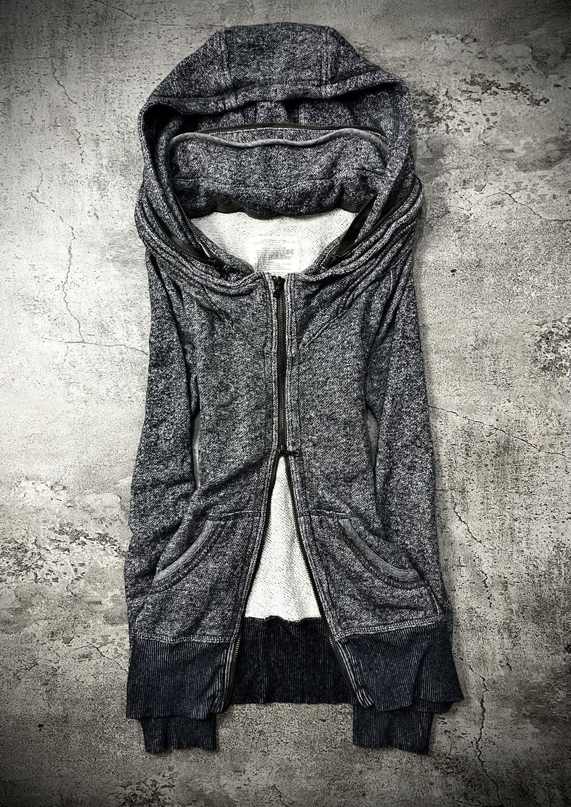GOA GOA Bono packable zip hoodie faded wash | Grailed