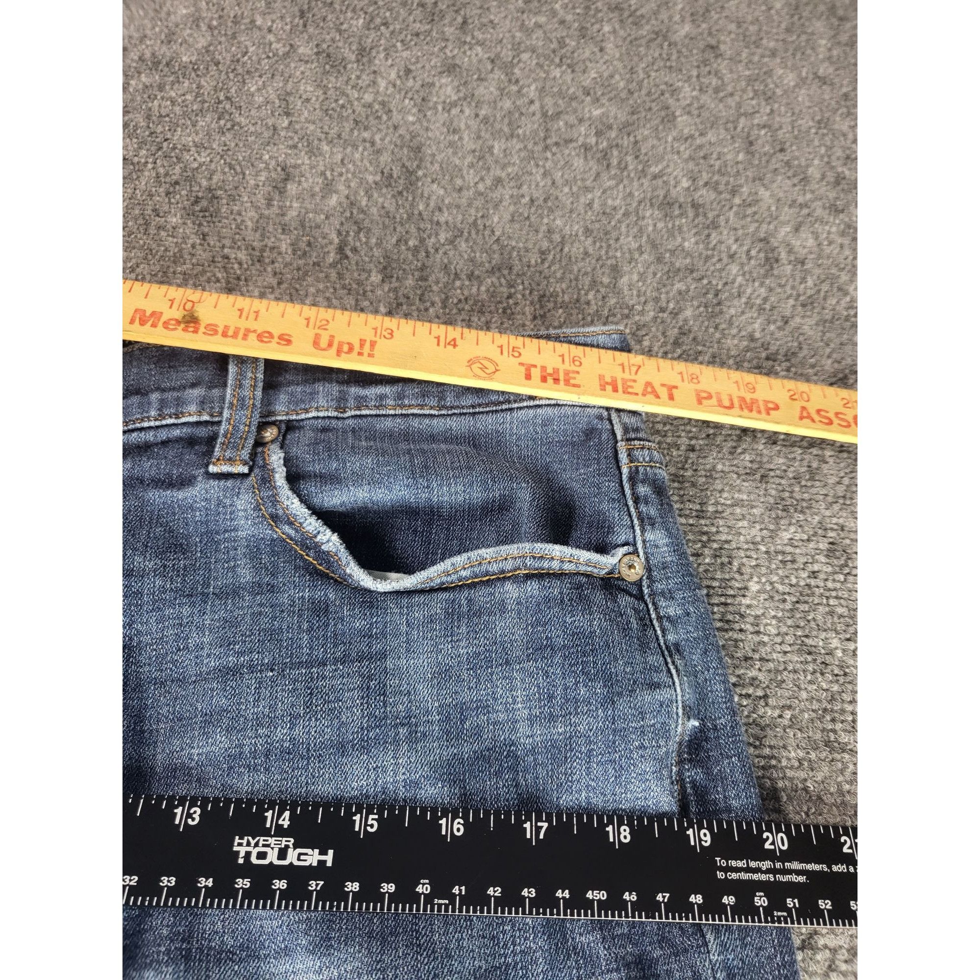 Lucky Brand Lucky Brand 221 Straight Jeans Men Sz 34/30 Blue Denim Durab Size US 34 / EU 50 - 4 Thumbnail