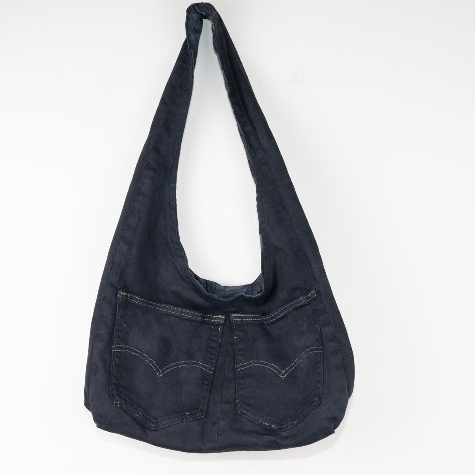 Levi's Upcycled reworked levis hobo bag Size ONE SIZE - 1 Thumbnail