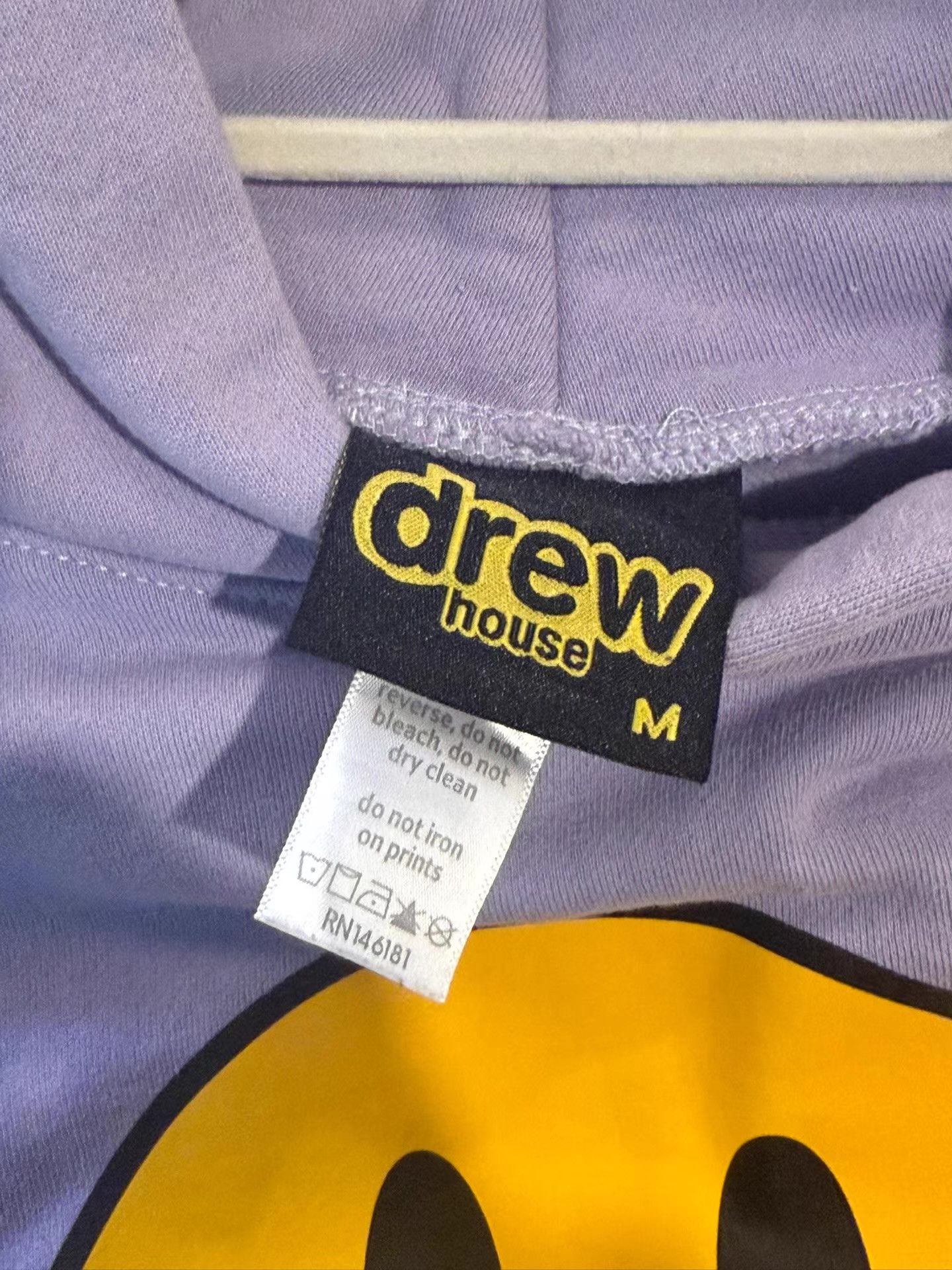 Drew House Drew House Lavender Purple Smiley Face Hoodie Ｑ20 Size US M / EU 48-50 / 2 - 5 Thumbnail