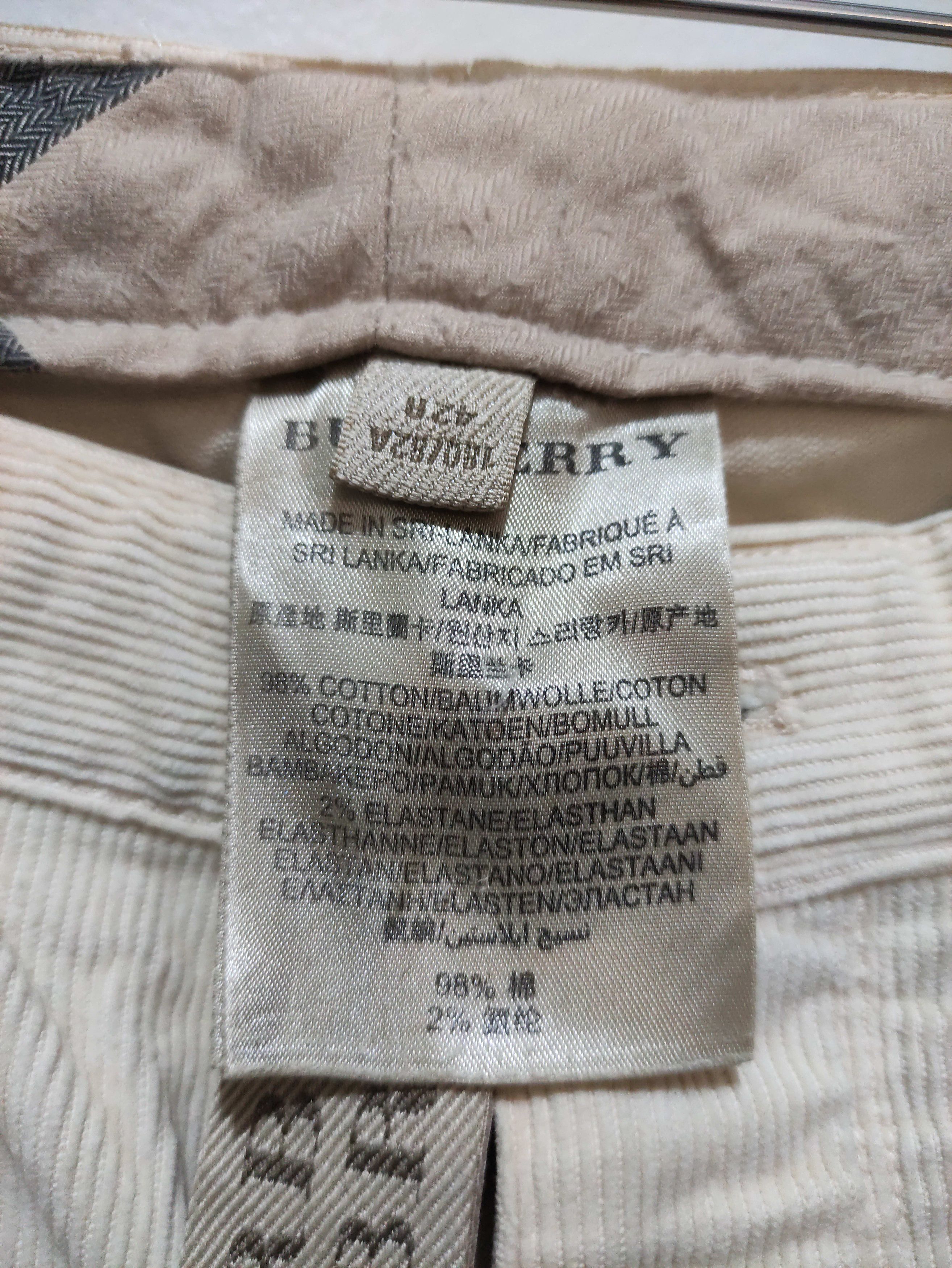 Burberry Burberry Brit Beige Corduroy Pants 32 L/M Size US 32 / EU 48 - 3 Thumbnail