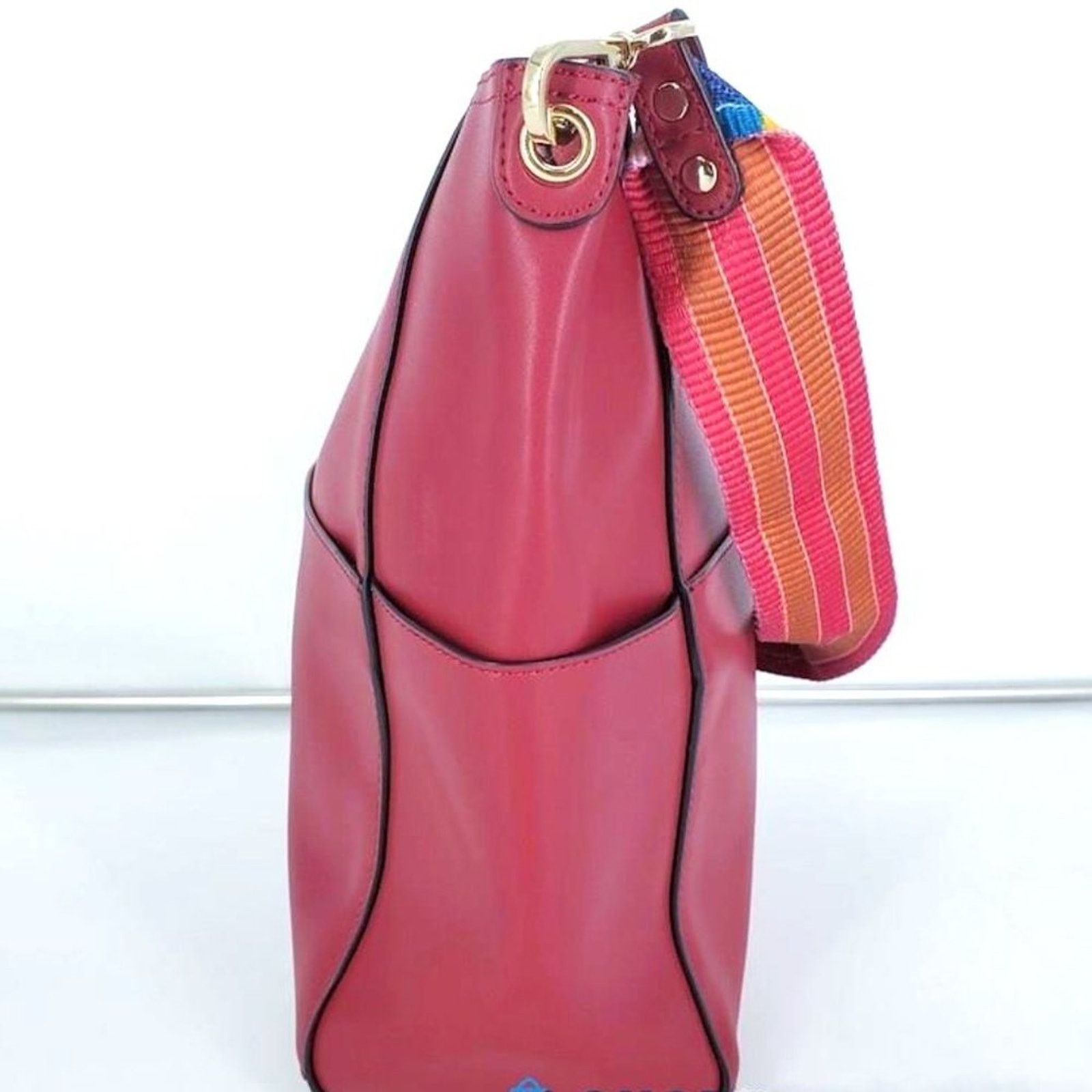 Designer Bostanten Lotty Leather Hobo Bucket Tote Bag Size ONE SIZE - 11 Thumbnail
