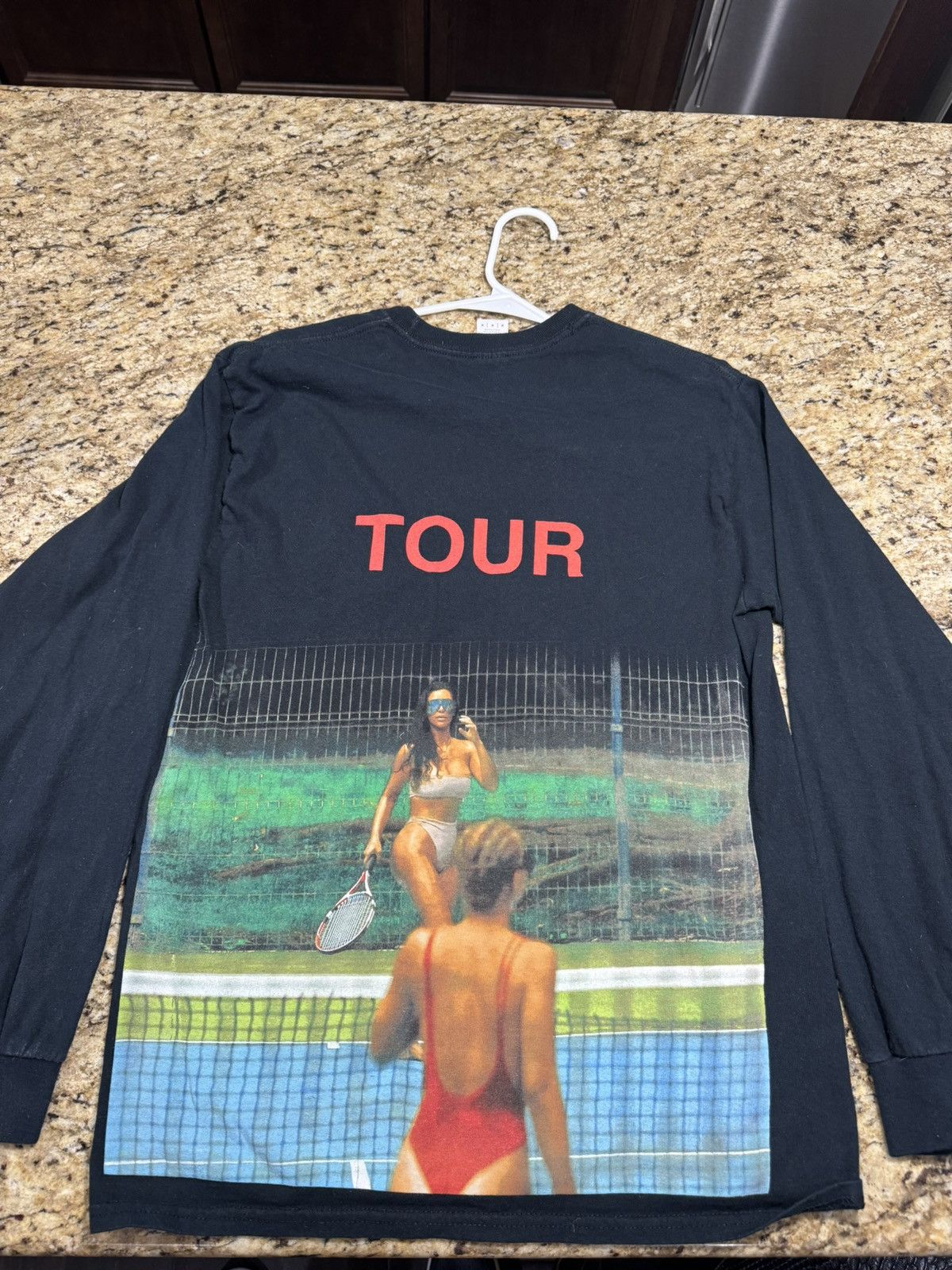 Rare Saint pablo long sleeve orders Kim kardashian front and back image