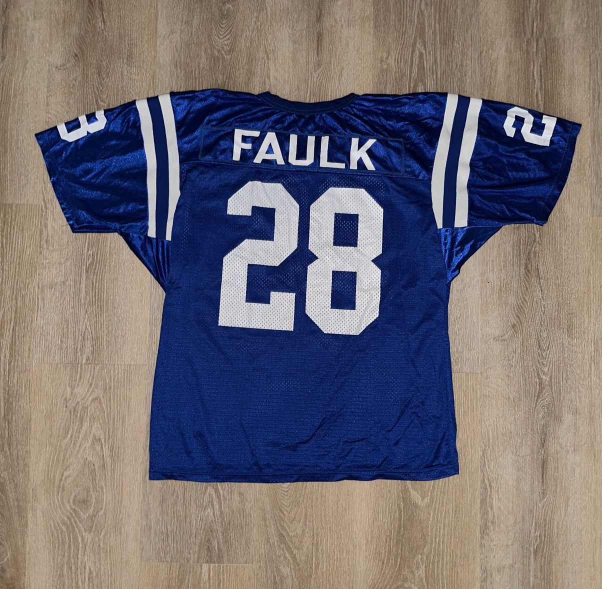 NFL × Vintage × Wilson Vintage Marshall Faulk Indianapolis Colts Wilson Jersey Size US XL / EU 56 / 4 - 2 Thumbnail