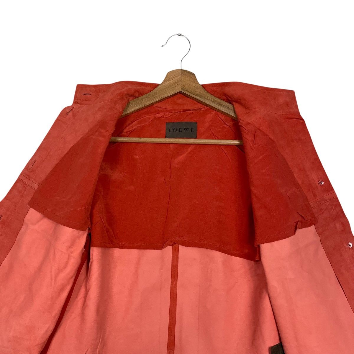 Loewe Loewe Orange Leather Jacket Size S / US 4 / IT 40 - 12 Thumbnail