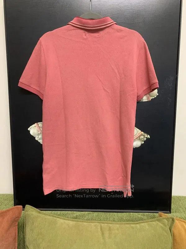 Burberry Burberry Pink Cotton Men's Polo Shirt. Size US S / EU 44-46 / 1 - 3 Thumbnail