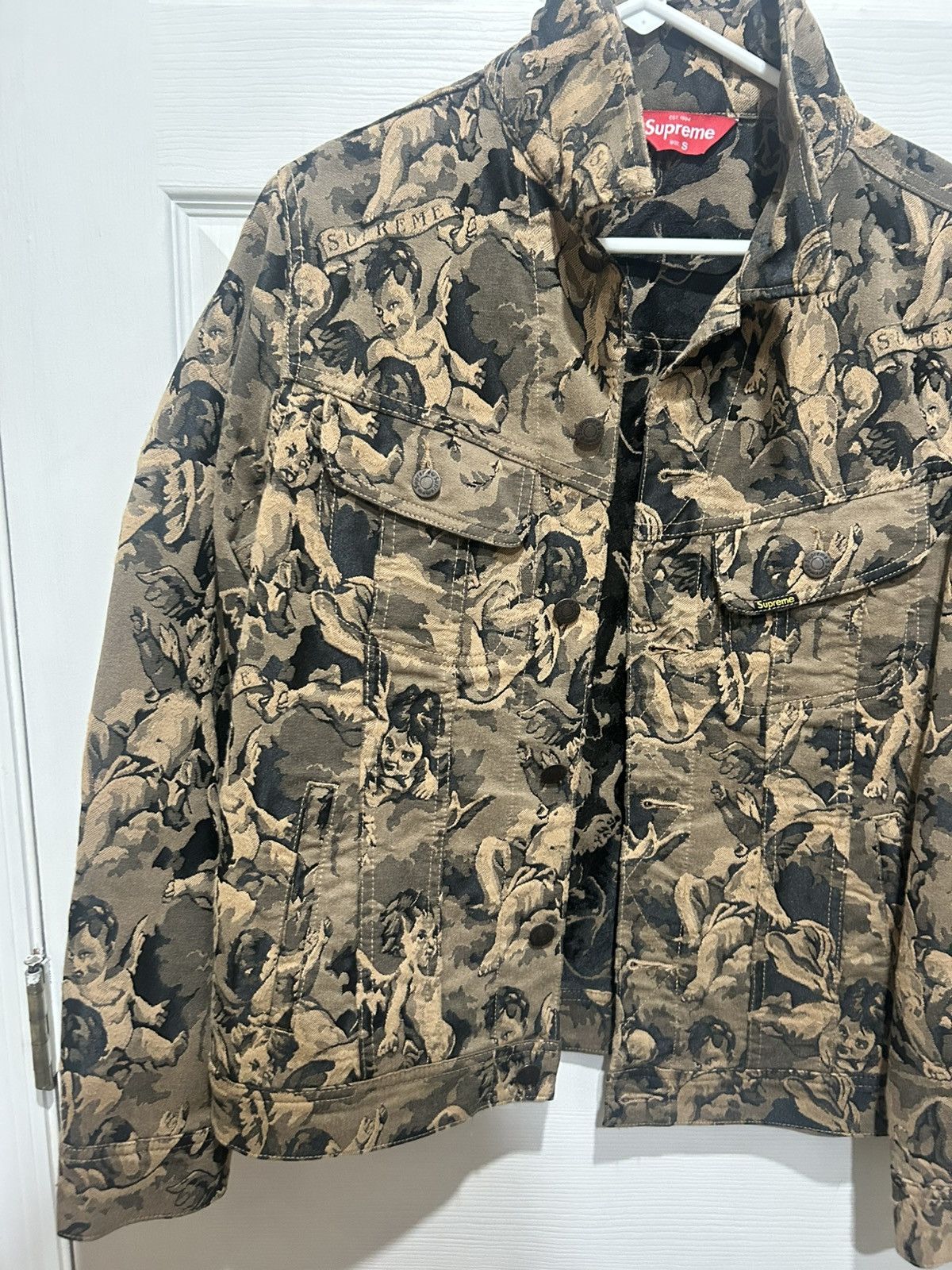 Supreme Supreme Cherub Trucker Jacket Size US S / EU 44-46 / 1 - 4 Thumbnail