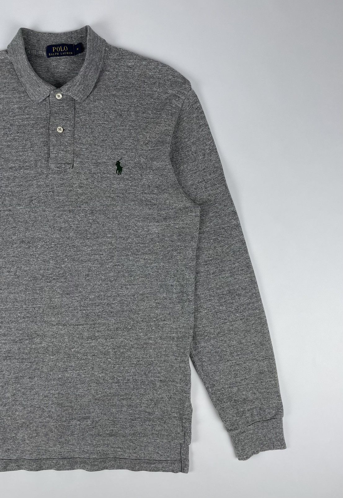 Polo Ralph Lauren Polo Ralph Lauren Long Sleeve Polo Shirt Size US M / EU 48-50 / 2 - 2 Thumbnail