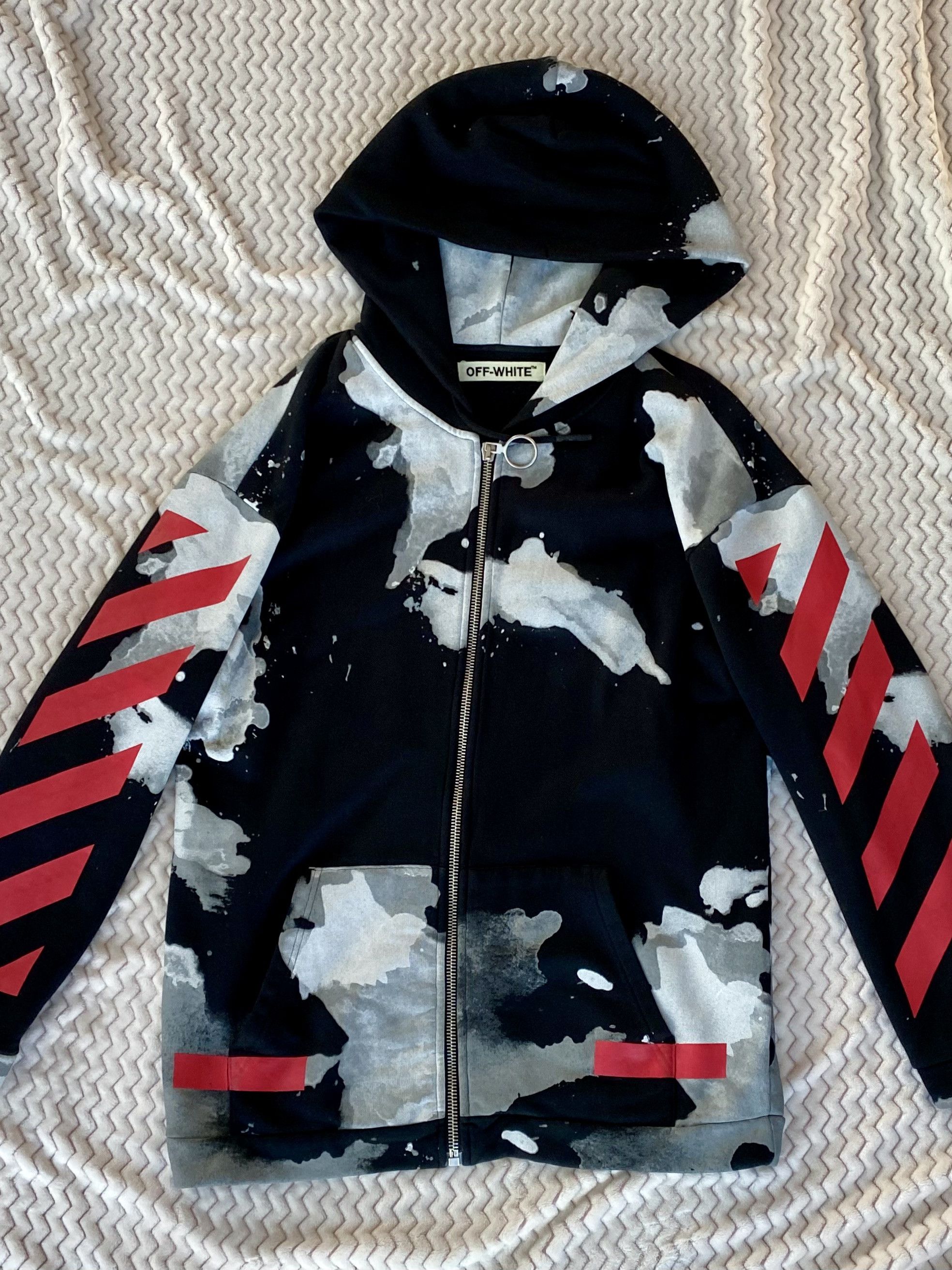 Off white liquid outlet hoodie