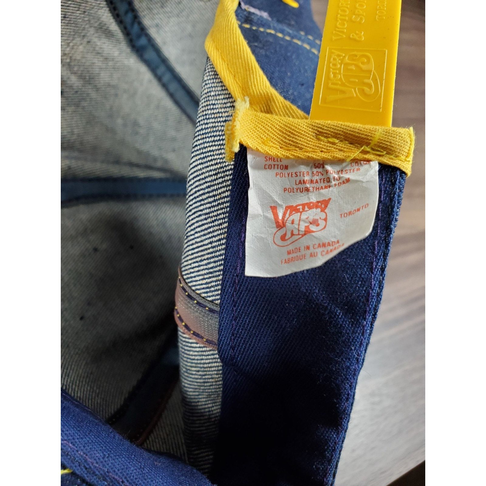 Vintage Sandford Fleming Denim Trucker Hat Snapback Cap Canada Train Size ONE SIZE - 13 Thumbnail