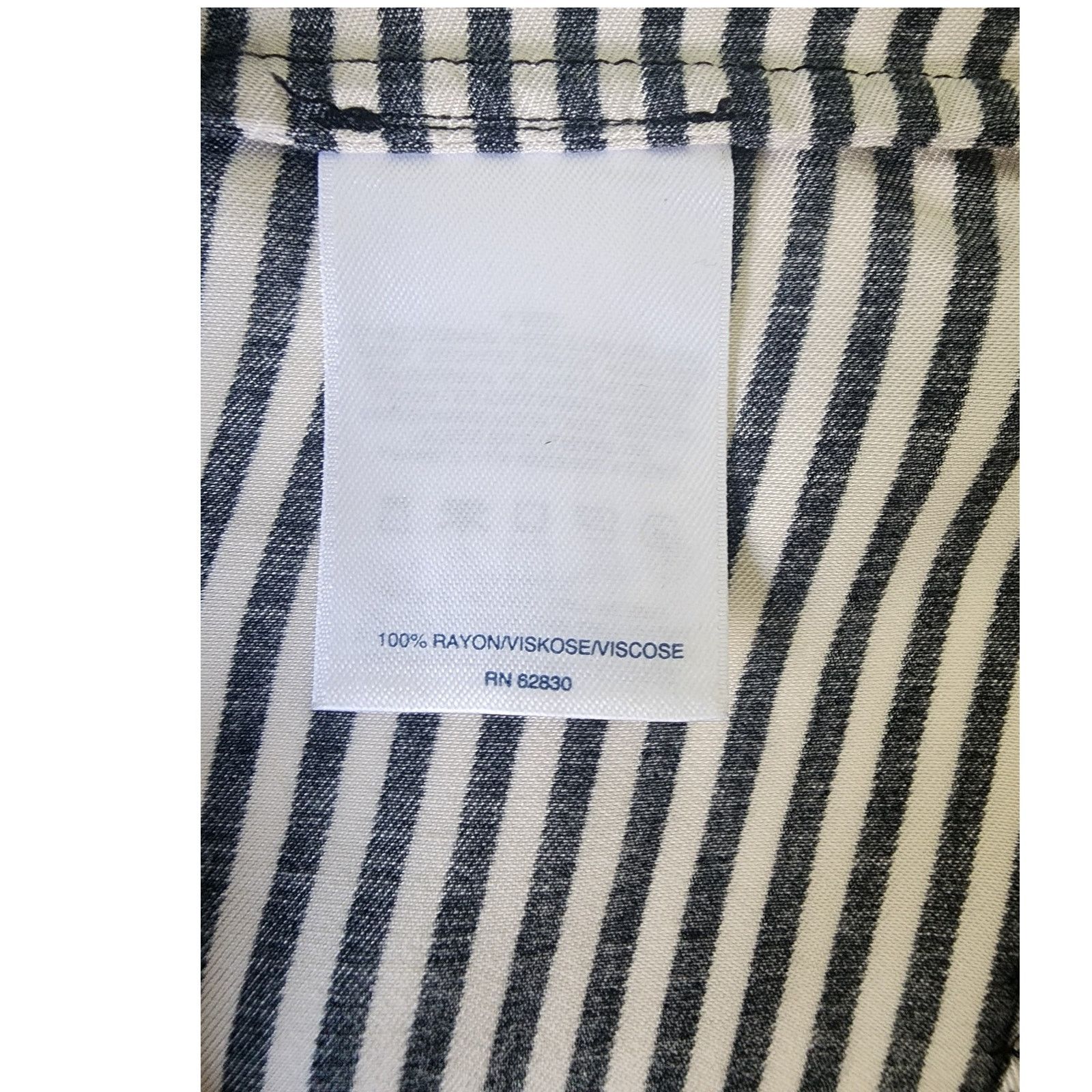 Lands' End Canvas by Lands End Black Stripe Blouse Womens 4 Size S / US 4 / IT 40 - 8 Thumbnail