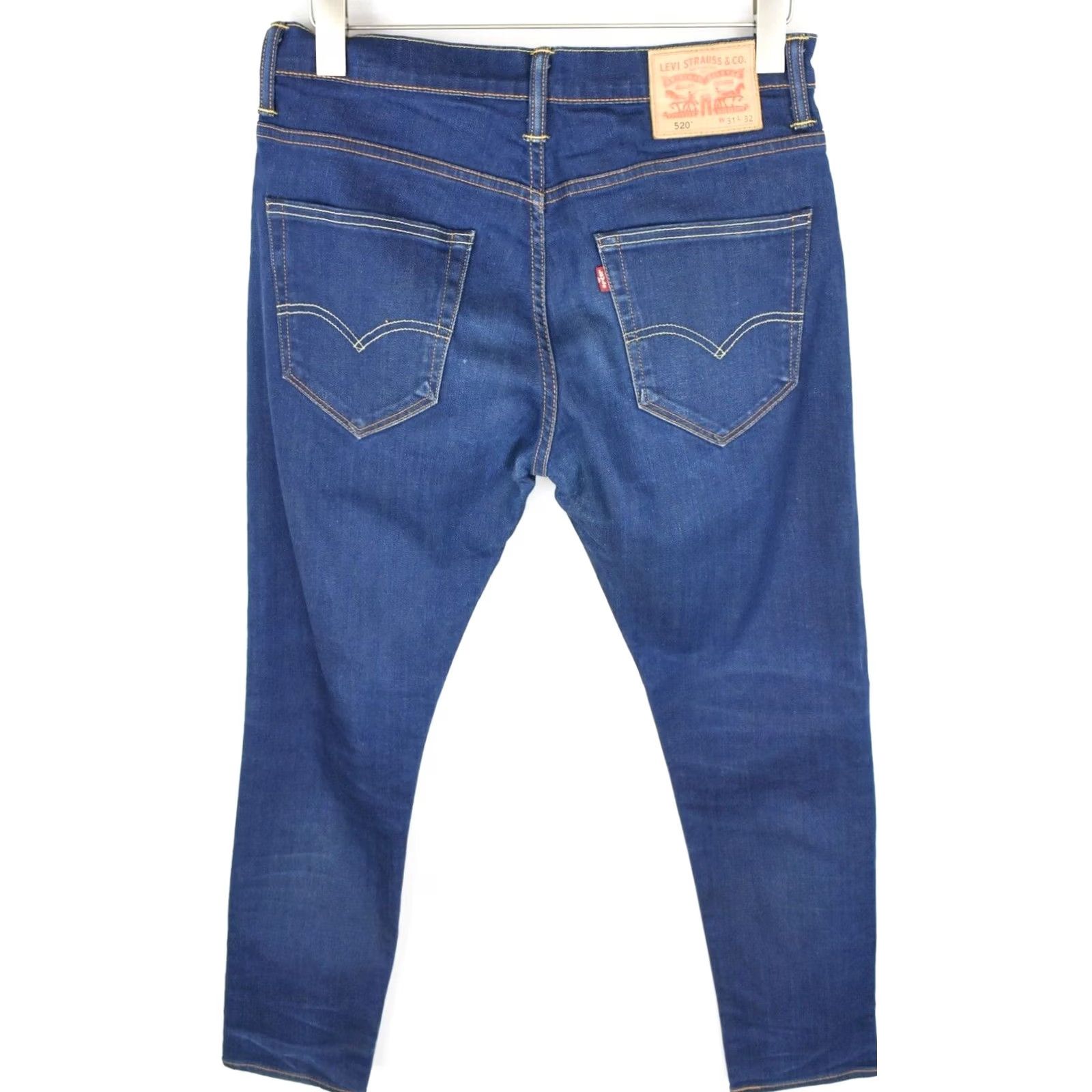 Levi's LEVIS 520 Jeans Men's Tapered Fit W31/L32 Stretch Denim Pants Zip Fly Blue Size US 31 - 2 Thumbnail