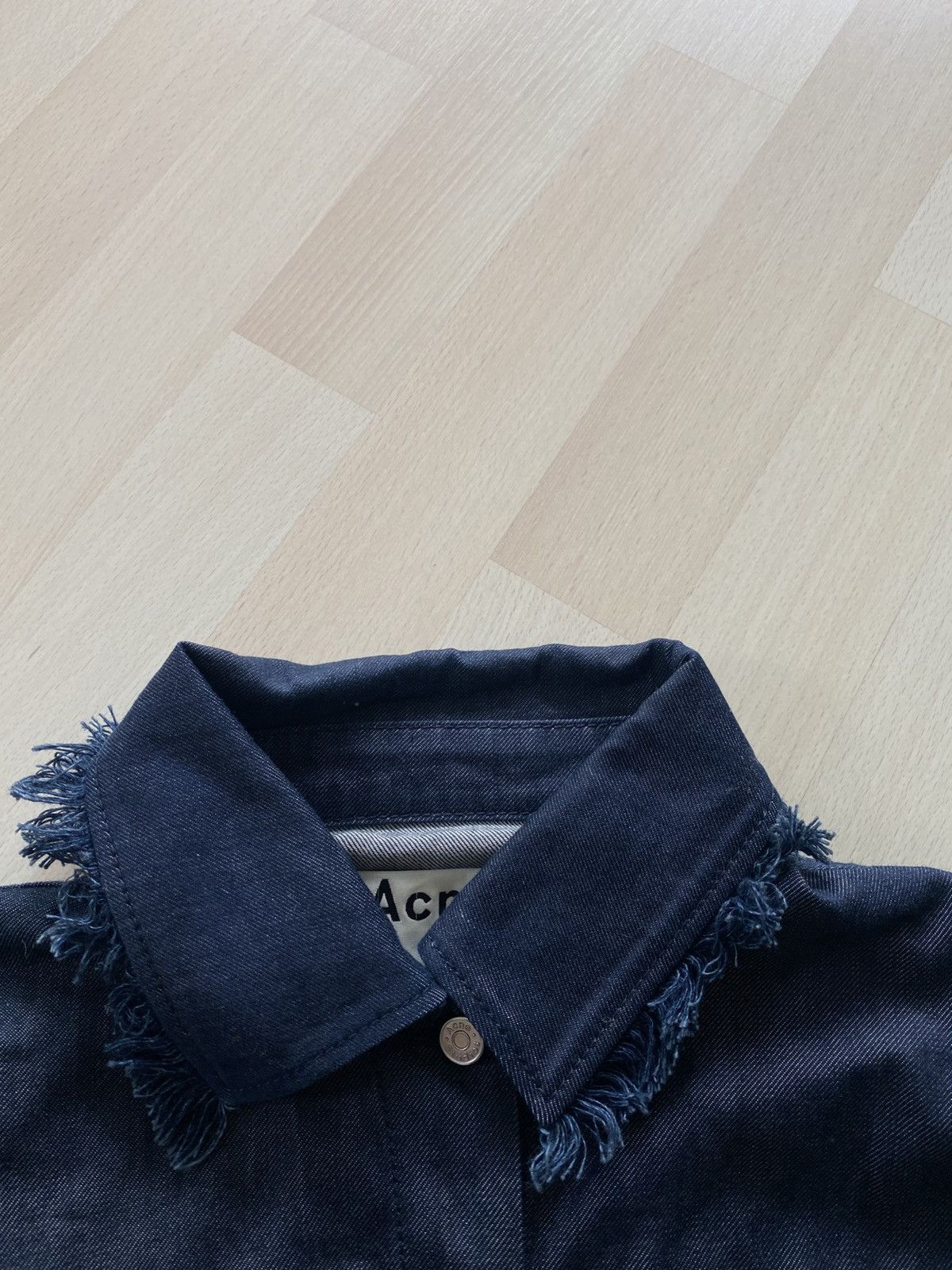 Acne Studios Acne Studios Cropped Denim Jacket Size M / US 6-8 / IT 42-44 - 3 Thumbnail