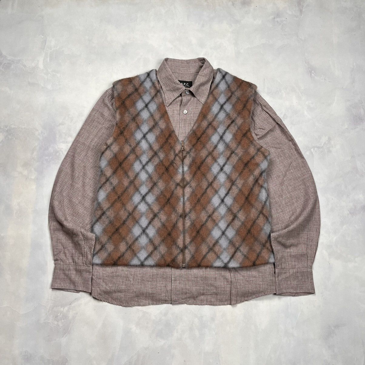 A.P.C. A.P.C Rue De Fleurus Paris Wool Vest Size US M / EU 48-50 / 2 - 1 Thumbnail