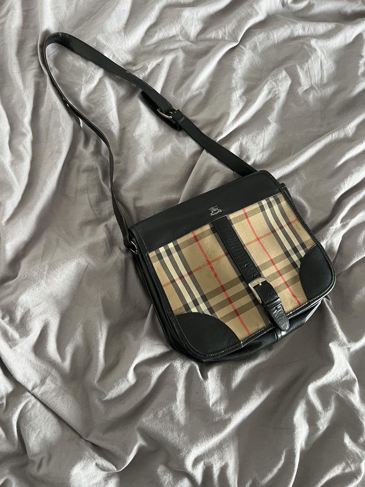 Burberry × Designer × Vintage Burberry Bag Vintage Nova Check London Y2k Size ONE SIZE - 17 Thumbnail