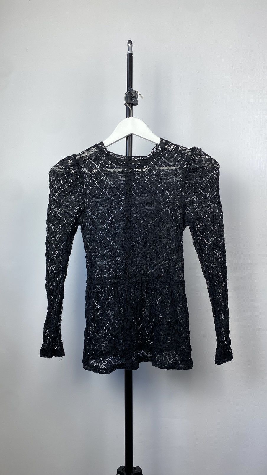 20471120 × Japanese Brand × Vintage Vintage crazy Lace Mesh Gothic Blouse Size S / US 4 / IT 40 - 1 Thumbnail
