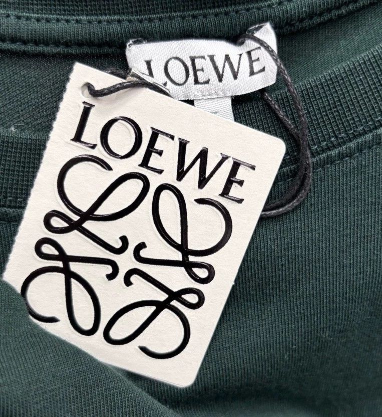 Loewe LOEWE Green and grey limited edition embroidered logo shor Size M / US 6-8 / IT 42-44 - 4 Thumbnail