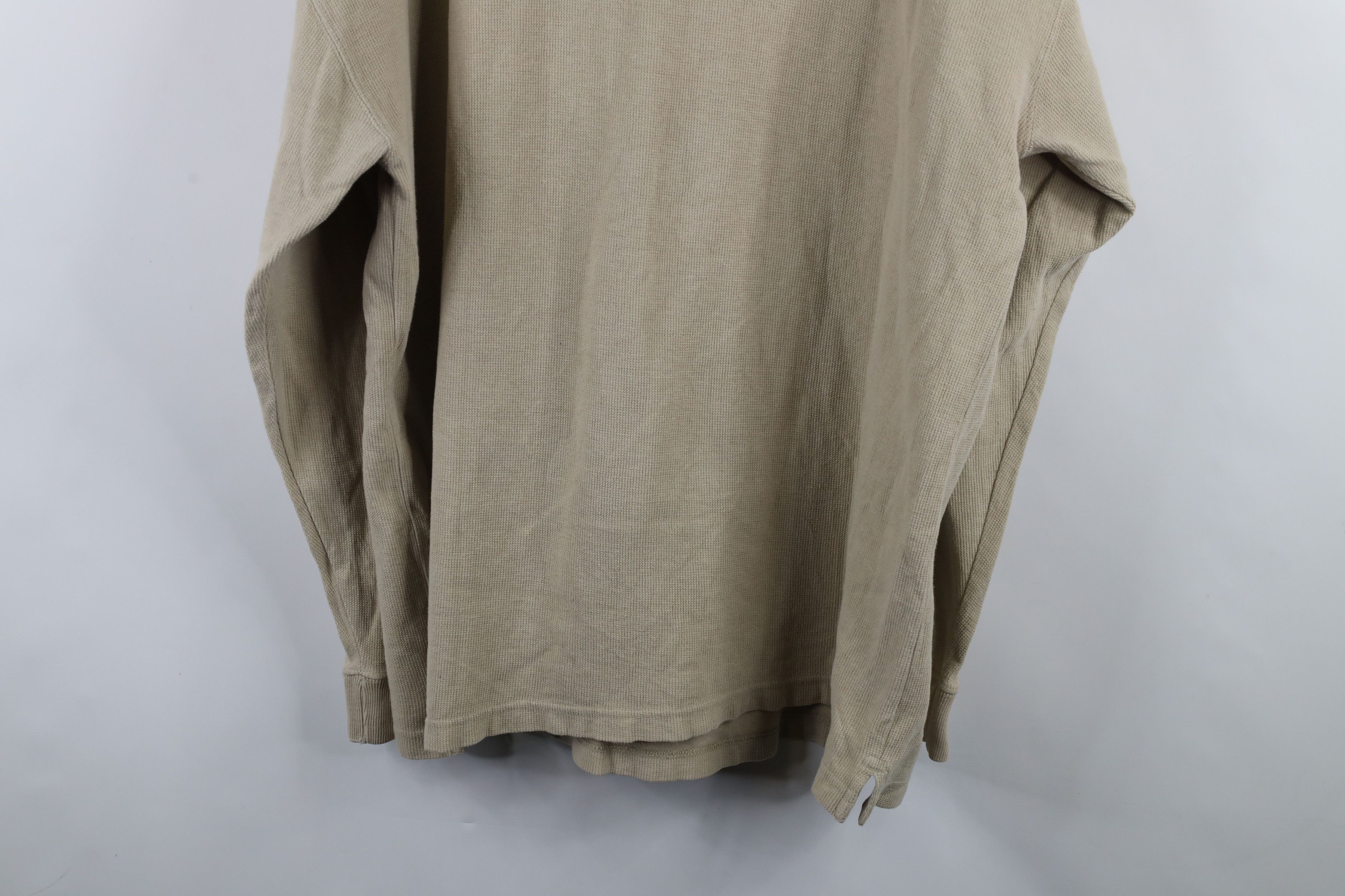 Vintage Vintage 90s Streetwear Waffle Knit Heavyweight T-Shirt Size US XL / EU 56 / 4 - 9 Thumbnail