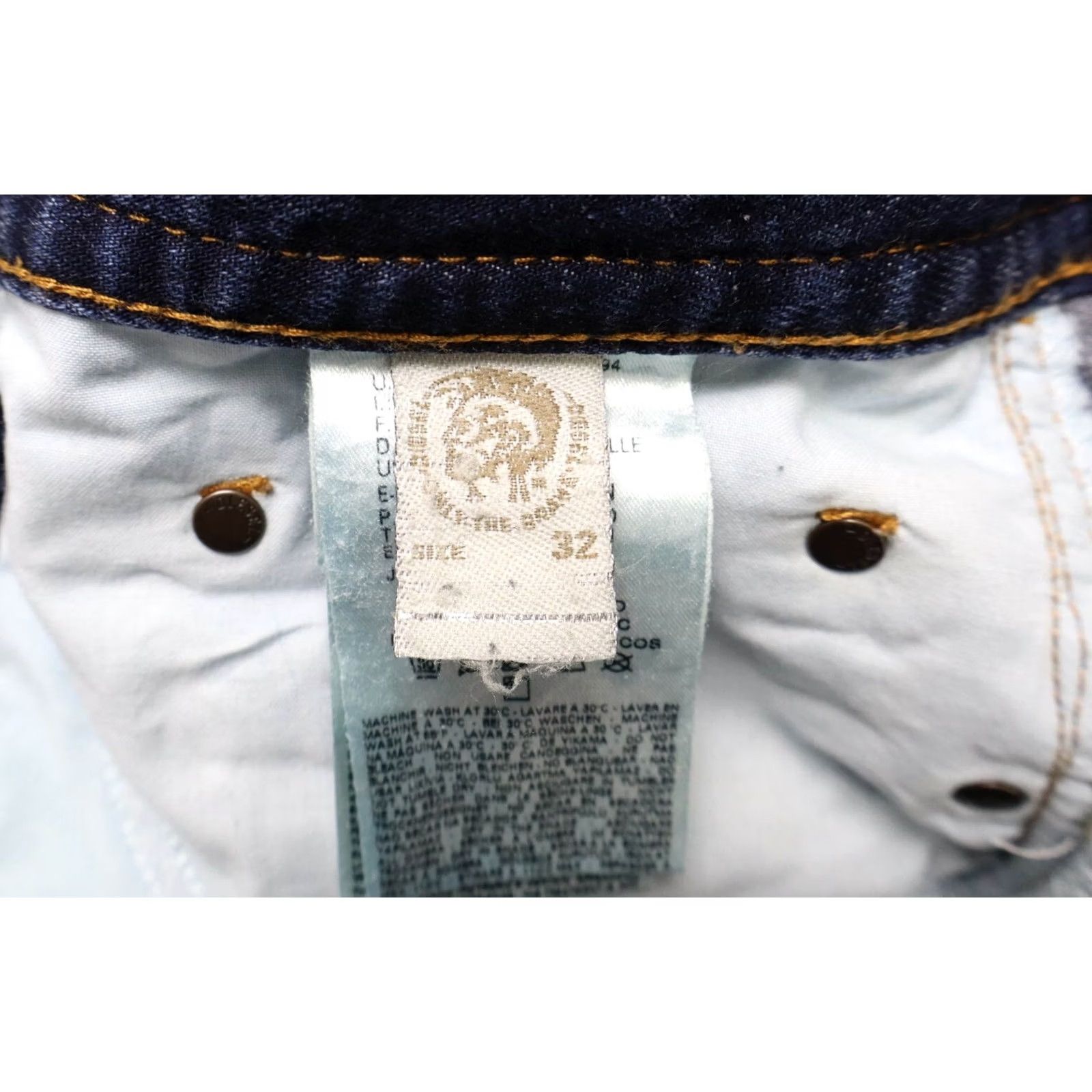 Diesel DIESEL Jeans Thavar Slim-Skinny 0831Q Fade Effect Zip Fly Men's W32/L34 Size US 32 / EU 48 - 7 Thumbnail