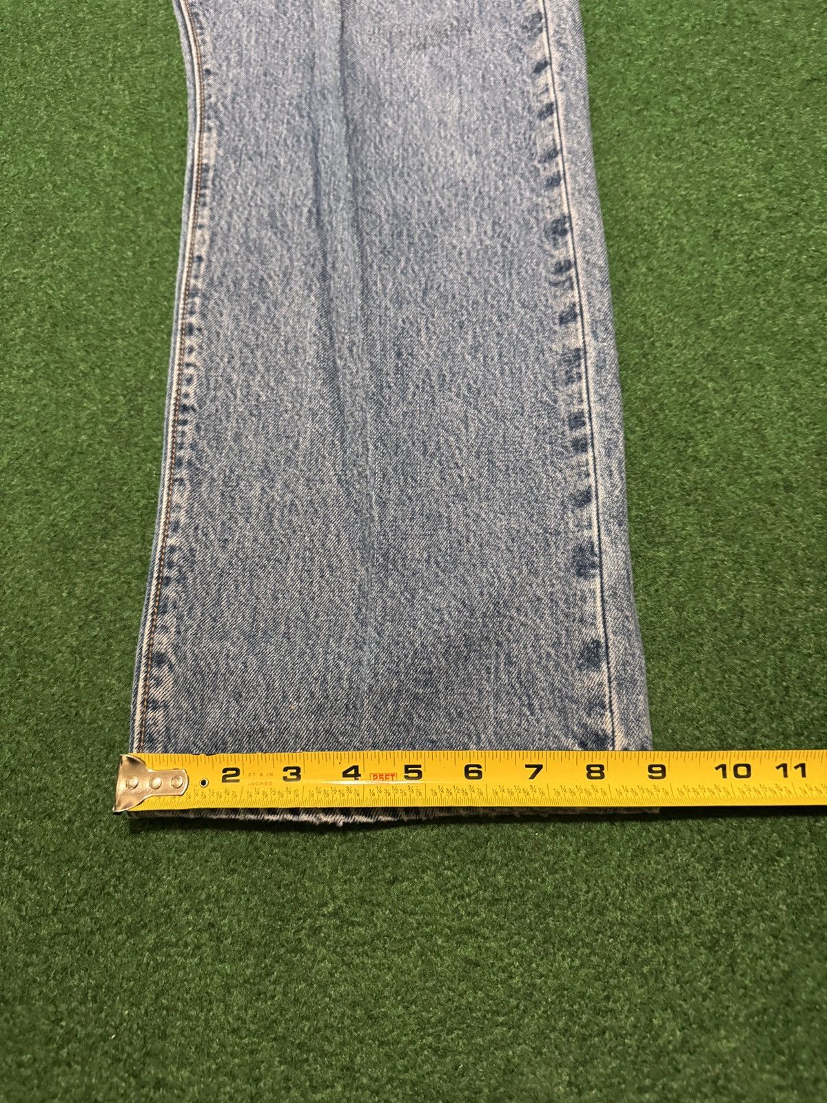 Levi's Vintage Clothing Levi’s 501 Straight 38x28 90s Y2K Denim Button Fly Jeans Size US 38 / EU 54 - 8 Thumbnail