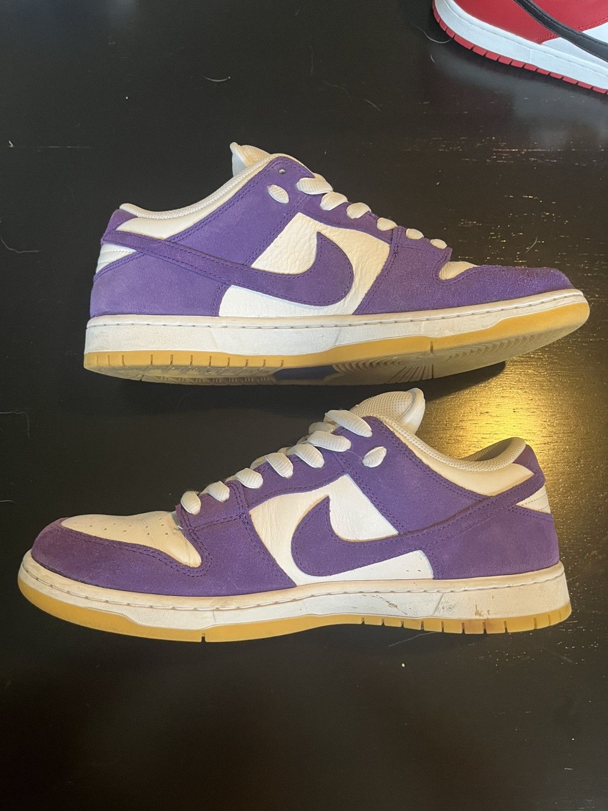 Nike Nike dunk low purple iso Size US 11.5 / EU 44-45 - 2 Thumbnail