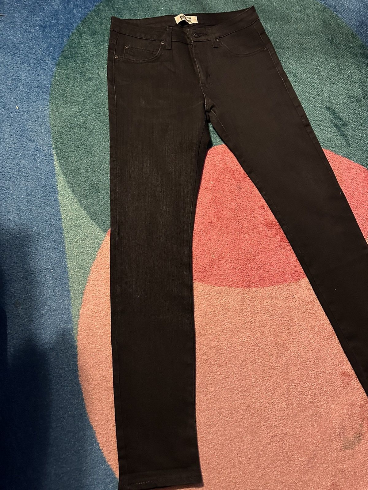 Naked & Famous Naked & Famous Denim Black Power Stretch Size US 32 / EU 48 - 2 Thumbnail
