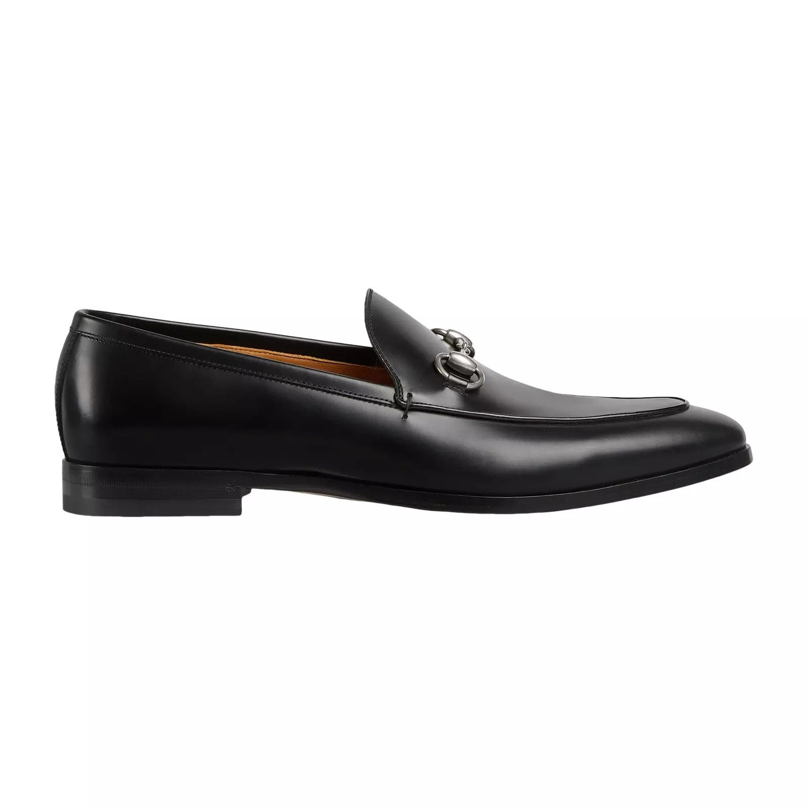GUCCI Horsebit Mens Black Lthr Loafers New Authentic